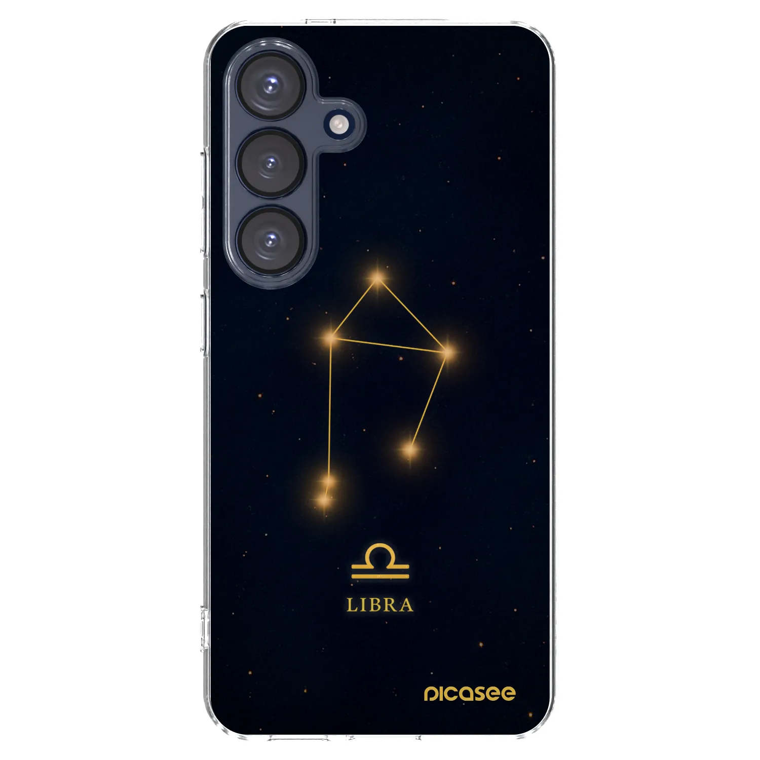 Picasee silikonowe przeźroczyste etui na Samsung Galaxy S25 5G - LIBRA
