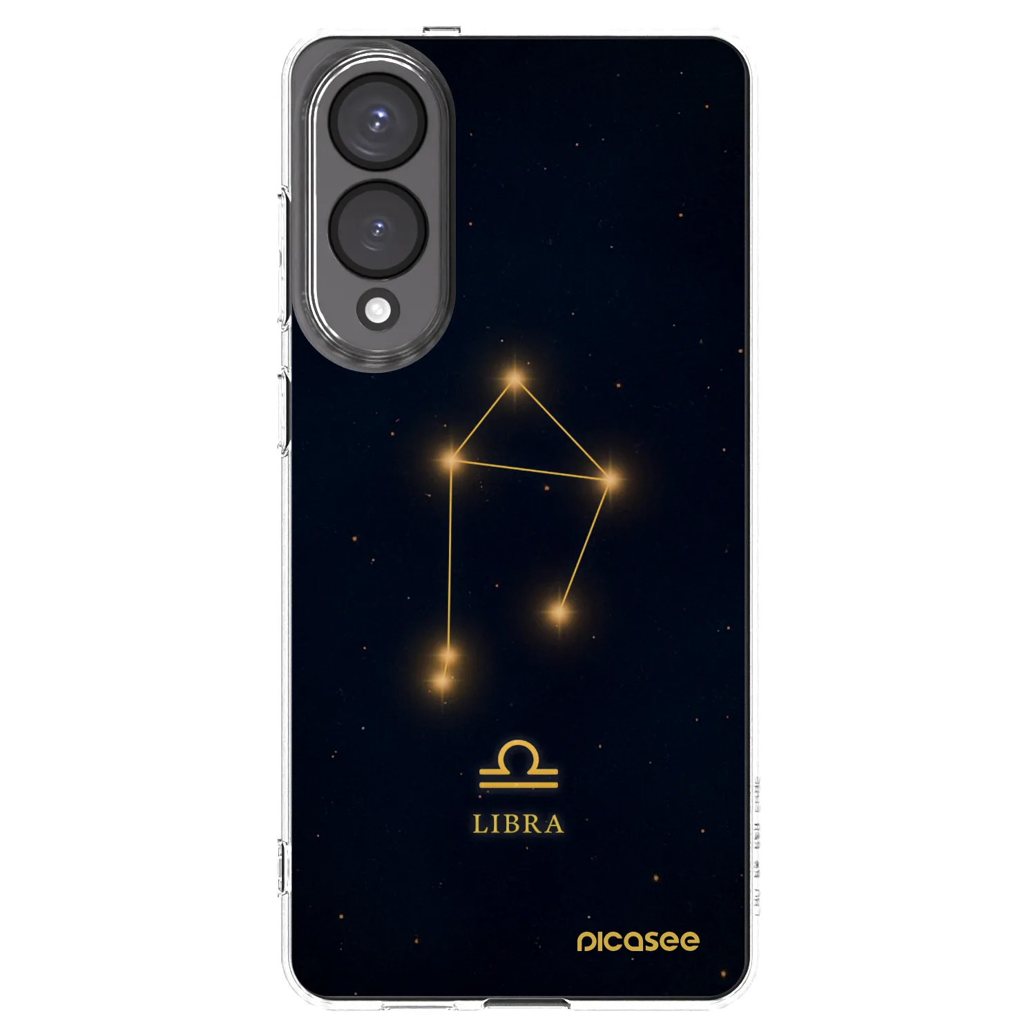 Picasee silikonowe przeźroczyste etui na Samsung Galaxy S25 Edge 5G - LIBRA