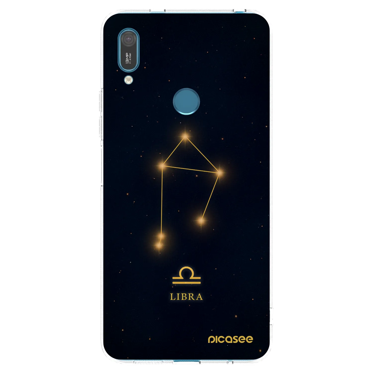 Picasee silikonowe przeźroczyste etui na Huawei Y7 2019 - LIBRA