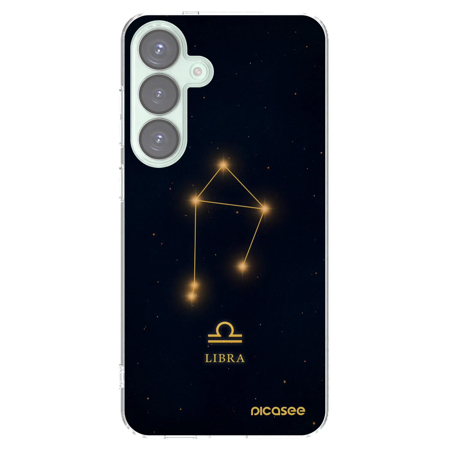 Picasee silikonowe przeźroczyste etui na Samsung Galaxy S25+ 5G - LIBRA