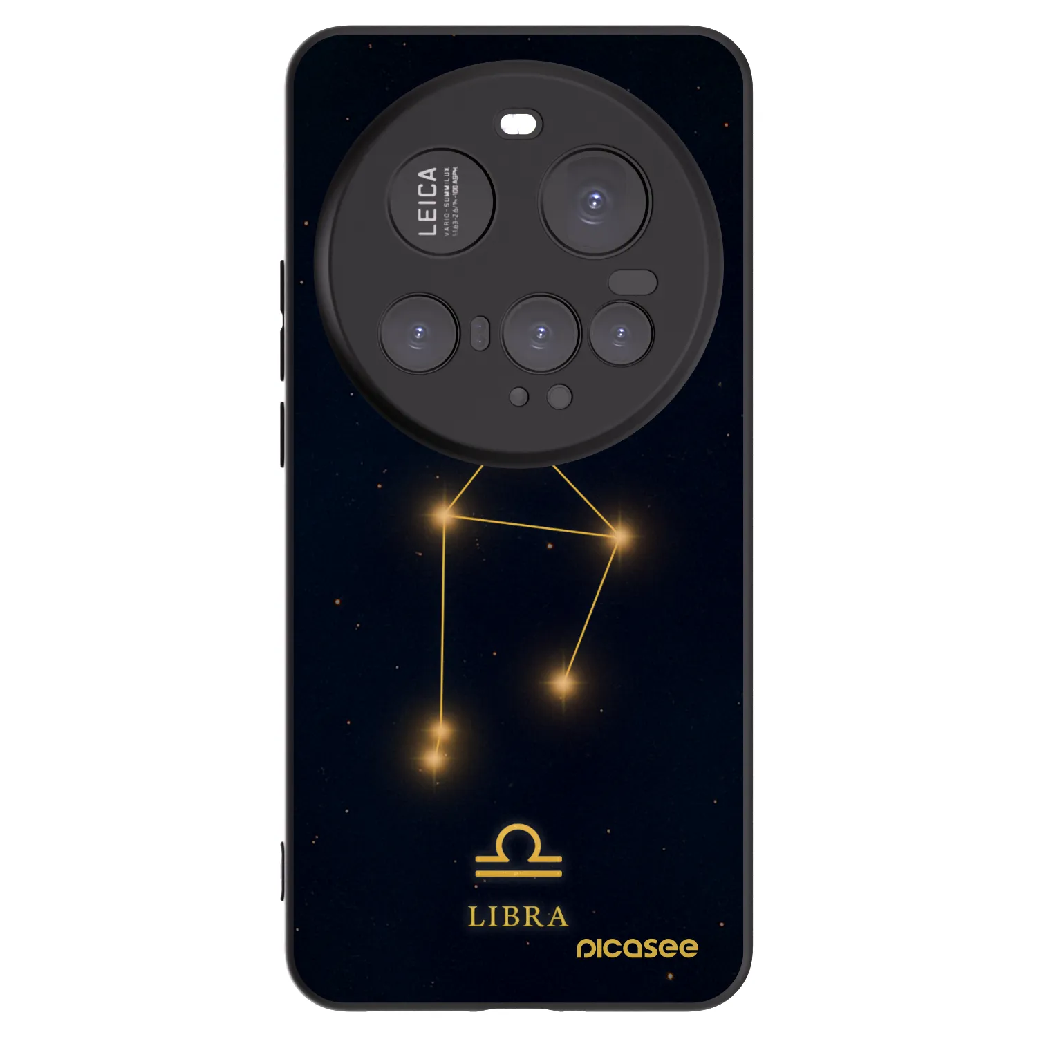 Picasee silikonowe czarne etui na Xiaomi 15 Ultra - LIBRA