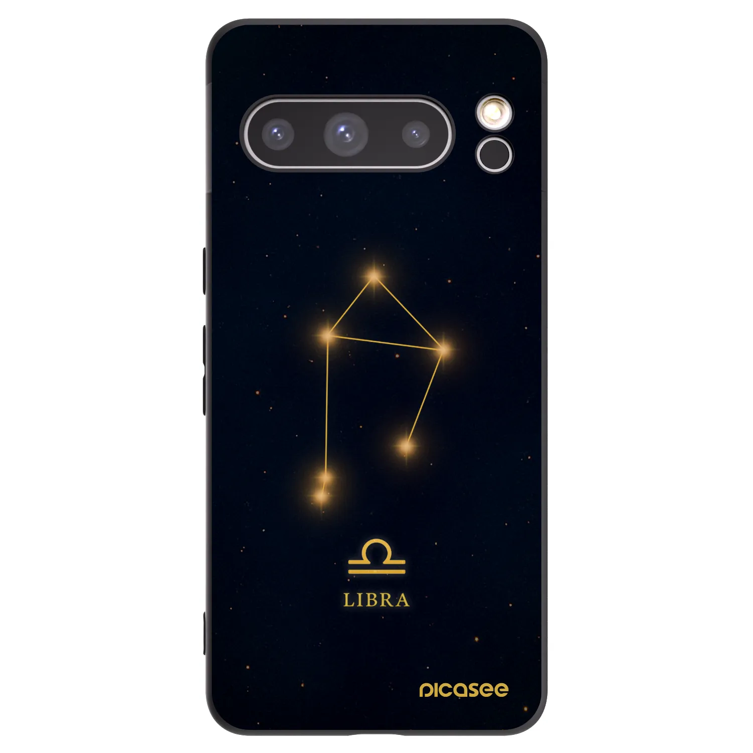 Picasee silikonowe czarne etui na Google Pixel 8 Pro - LIBRA
