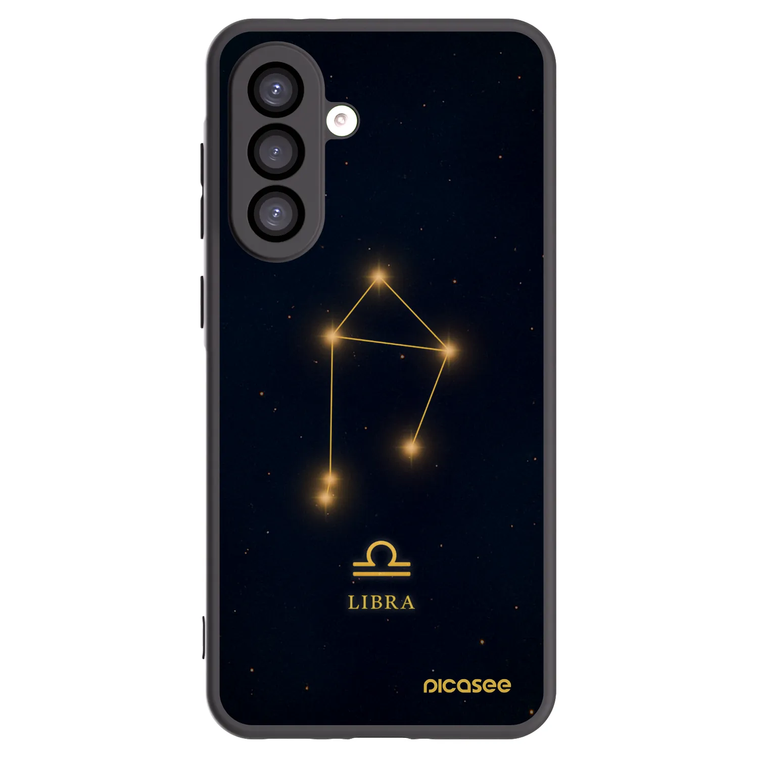 Picasee silikonowe czarne etui na Samsung Galaxy A26 5G A266B - LIBRA