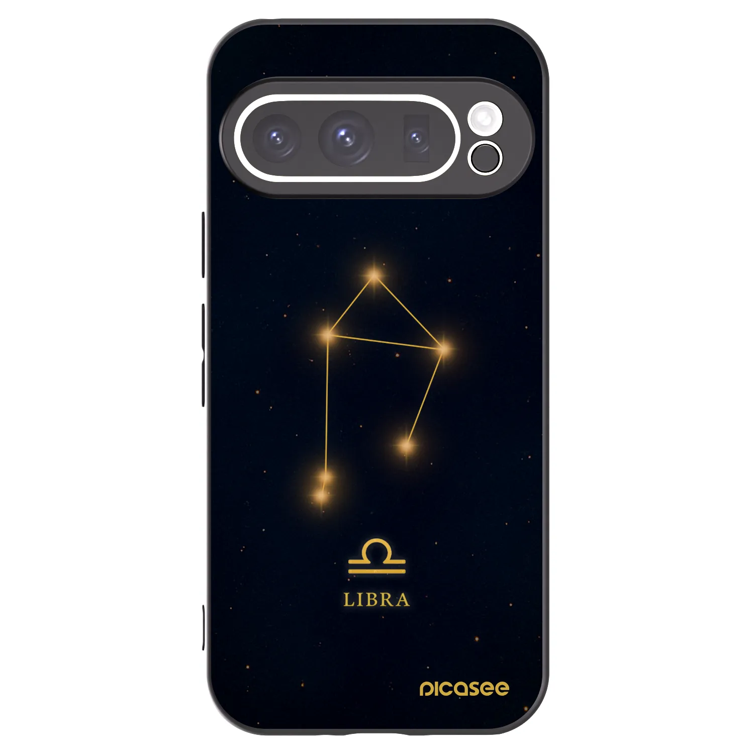 Picasee silikonowe czarne etui na Google Pixel 9 Pro - LIBRA