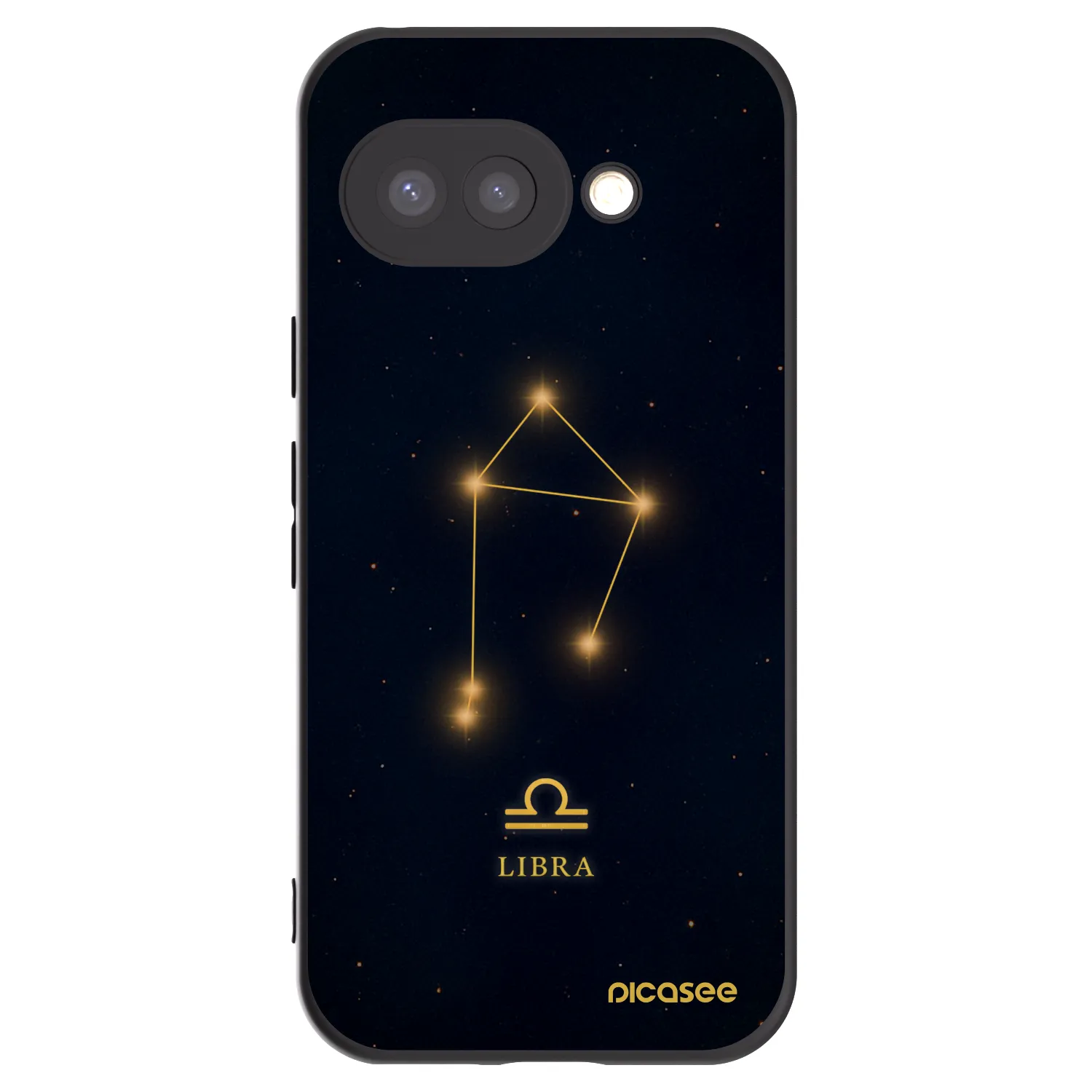 Picasee silikonowe czarne etui na Google Pixel 9a - LIBRA