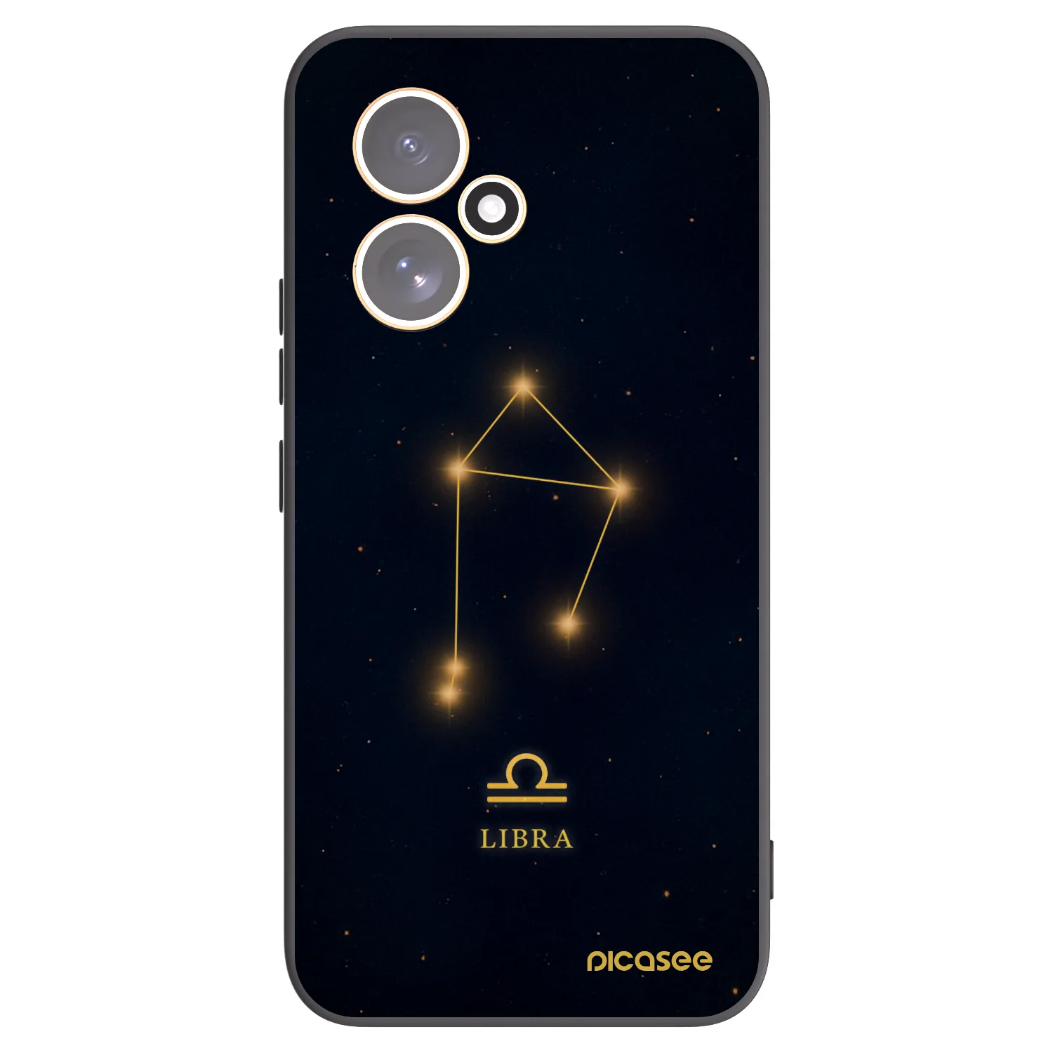 Picasee silikonowe czarne etui na Honor 400 5G - LIBRA