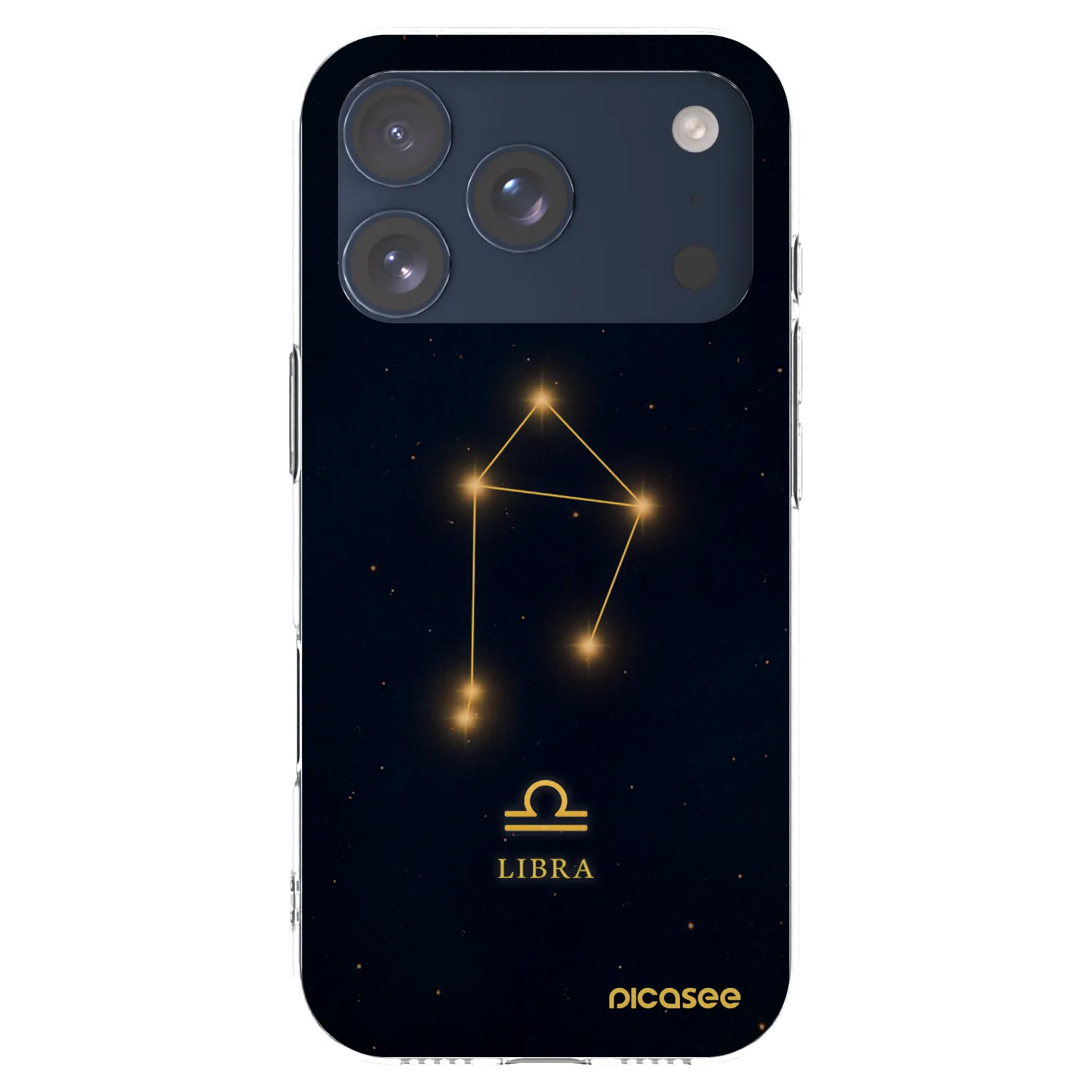 Picasee silikonowe przeźroczyste etui na Apple iPhone 17 Pro - LIBRA