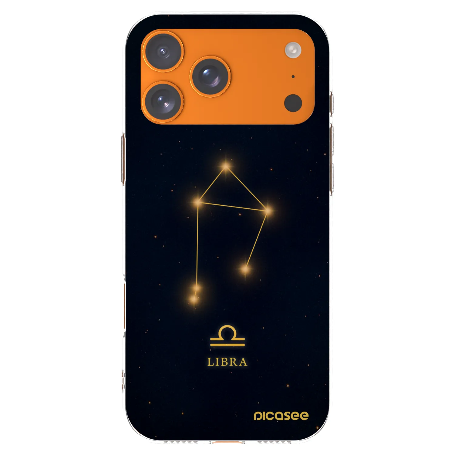 Picasee silikonowe przeźroczyste etui na Apple iPhone 17 Pro Max - LIBRA