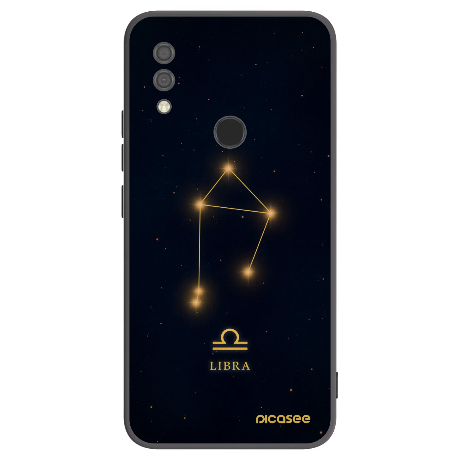 Picasee silikonowe czarne etui na Xiaomi Redmi 7 - LIBRA