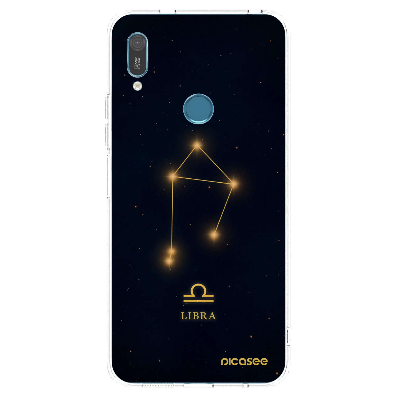 Picasee silikonowe przeźroczyste etui na Huawei Y6 2019 - LIBRA