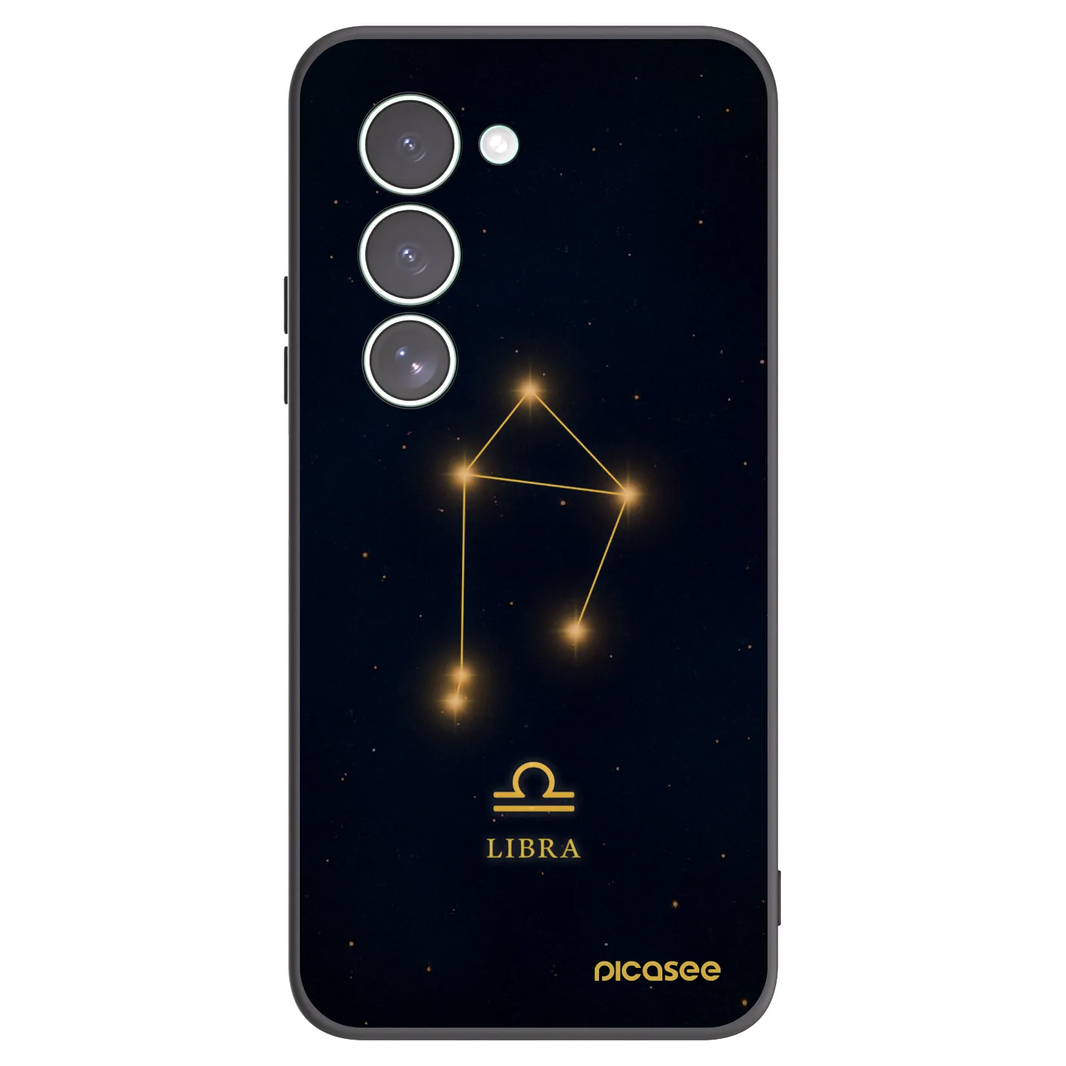 Picasee silikonowe czarne etui na Xiaomi Redmi 15 5G - LIBRA