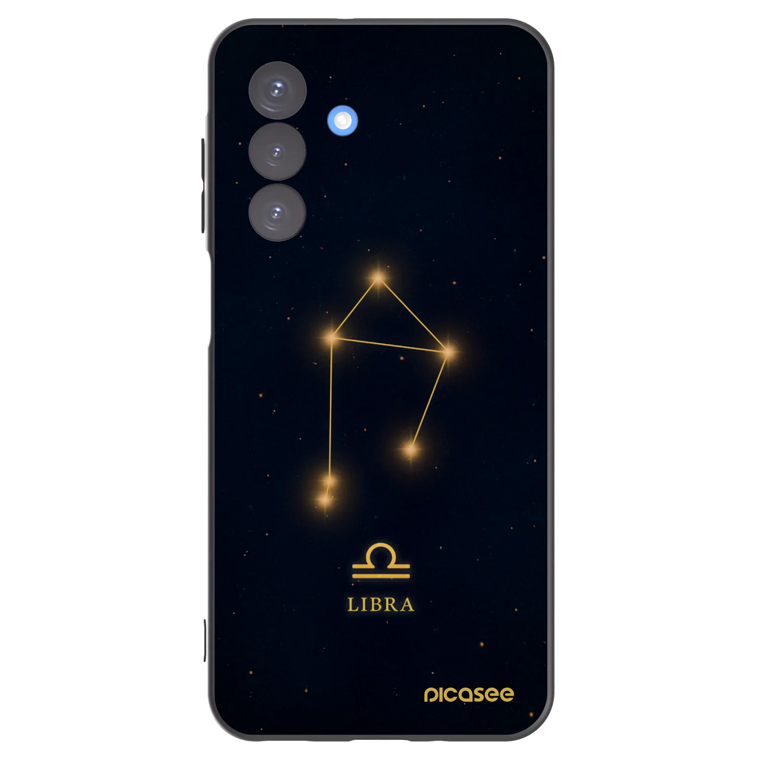 Picasee silikonowe czarne etui na Samsung Galaxy A17 5G - LIBRA