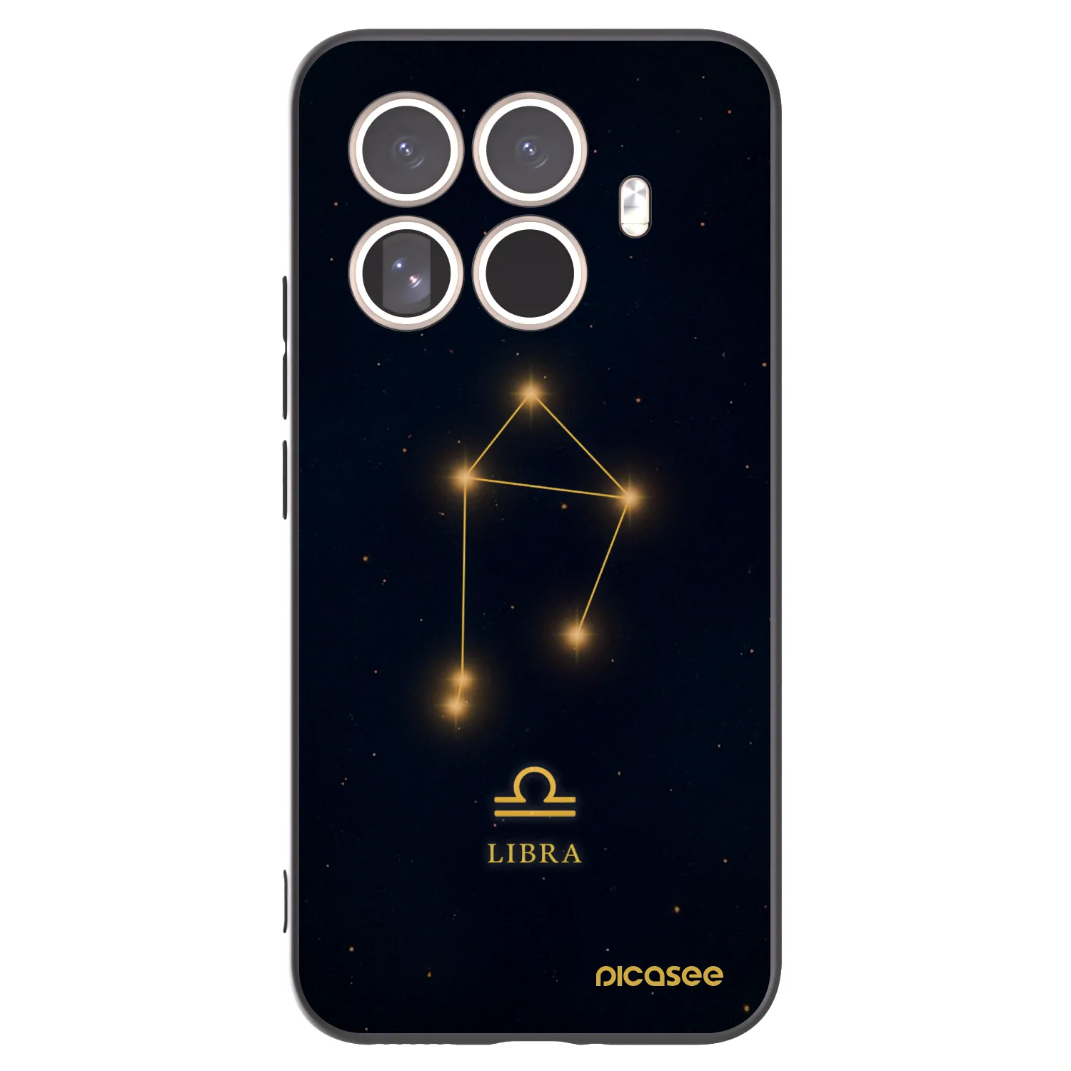 Picasee silikonowe czarne etui na Xiaomi 15T Pro - LIBRA
