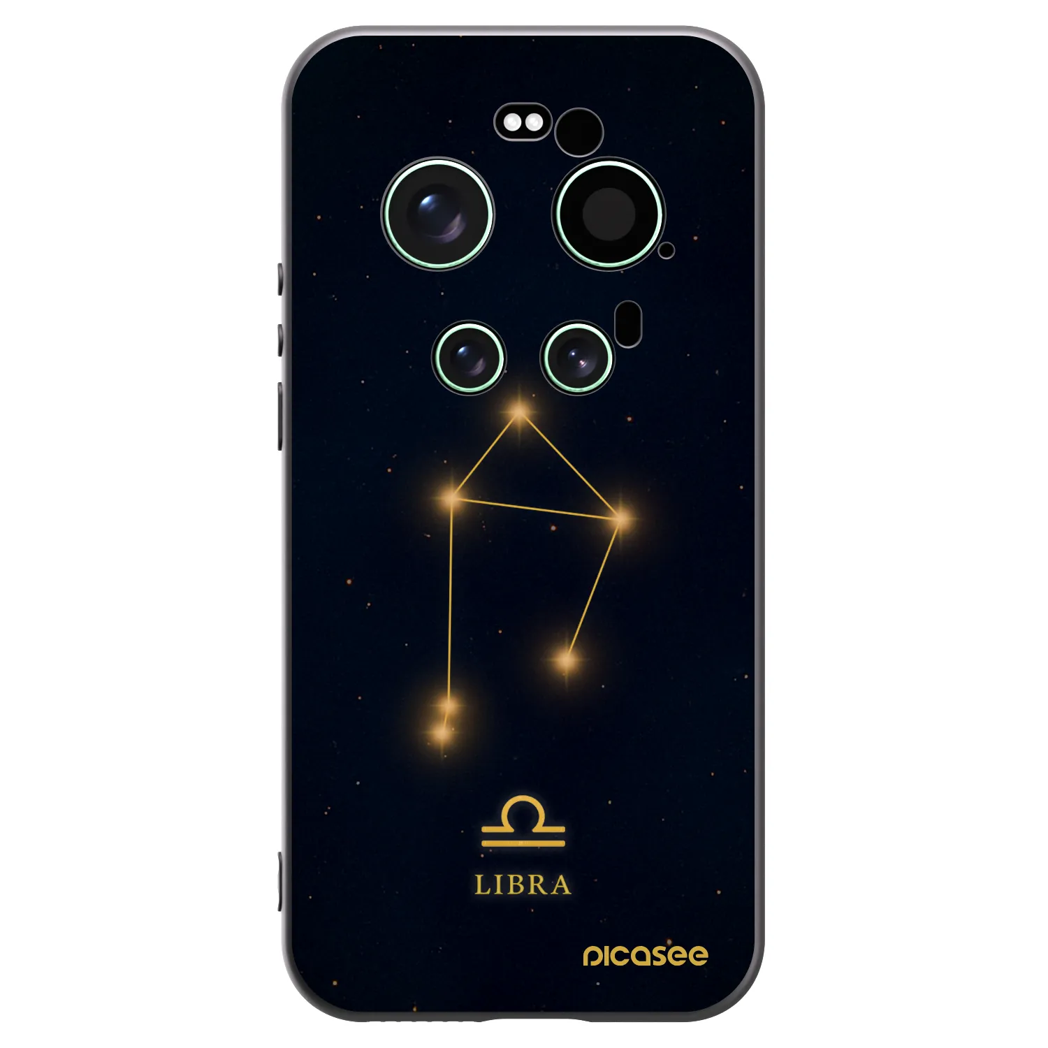 Picasee silikonowe czarne etui na Xiaomi 17 Ultra - LIBRA