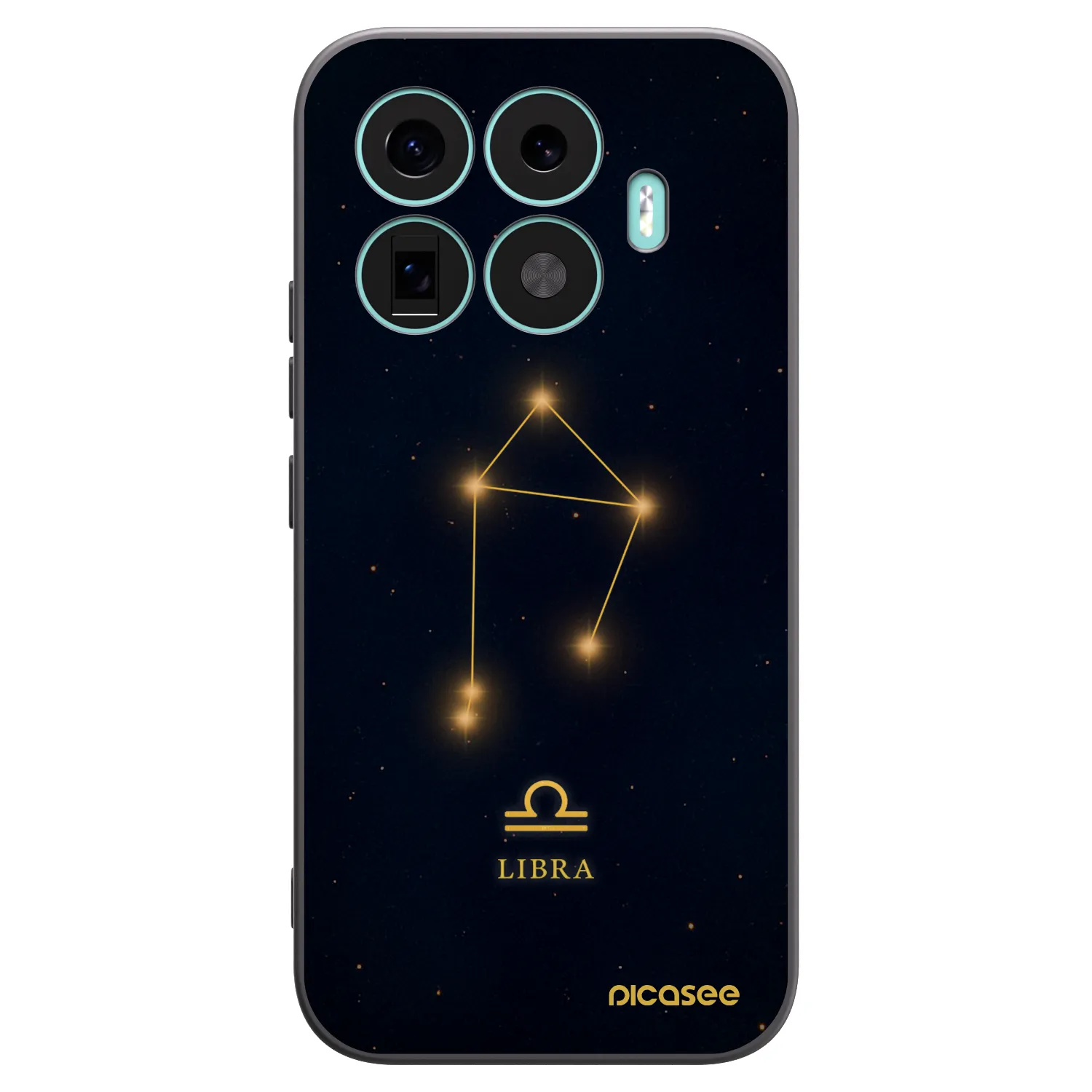 Picasee silikonowe czarne etui na Xiaomi 17T - LIBRA