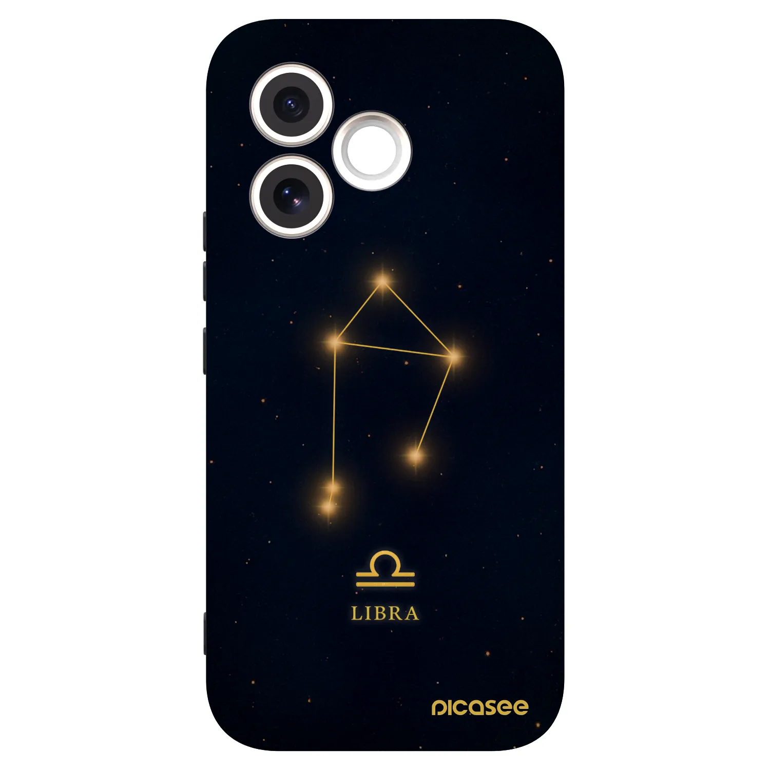 Picasee silikonowe czarne etui na Honor 600 Lite - LIBRA