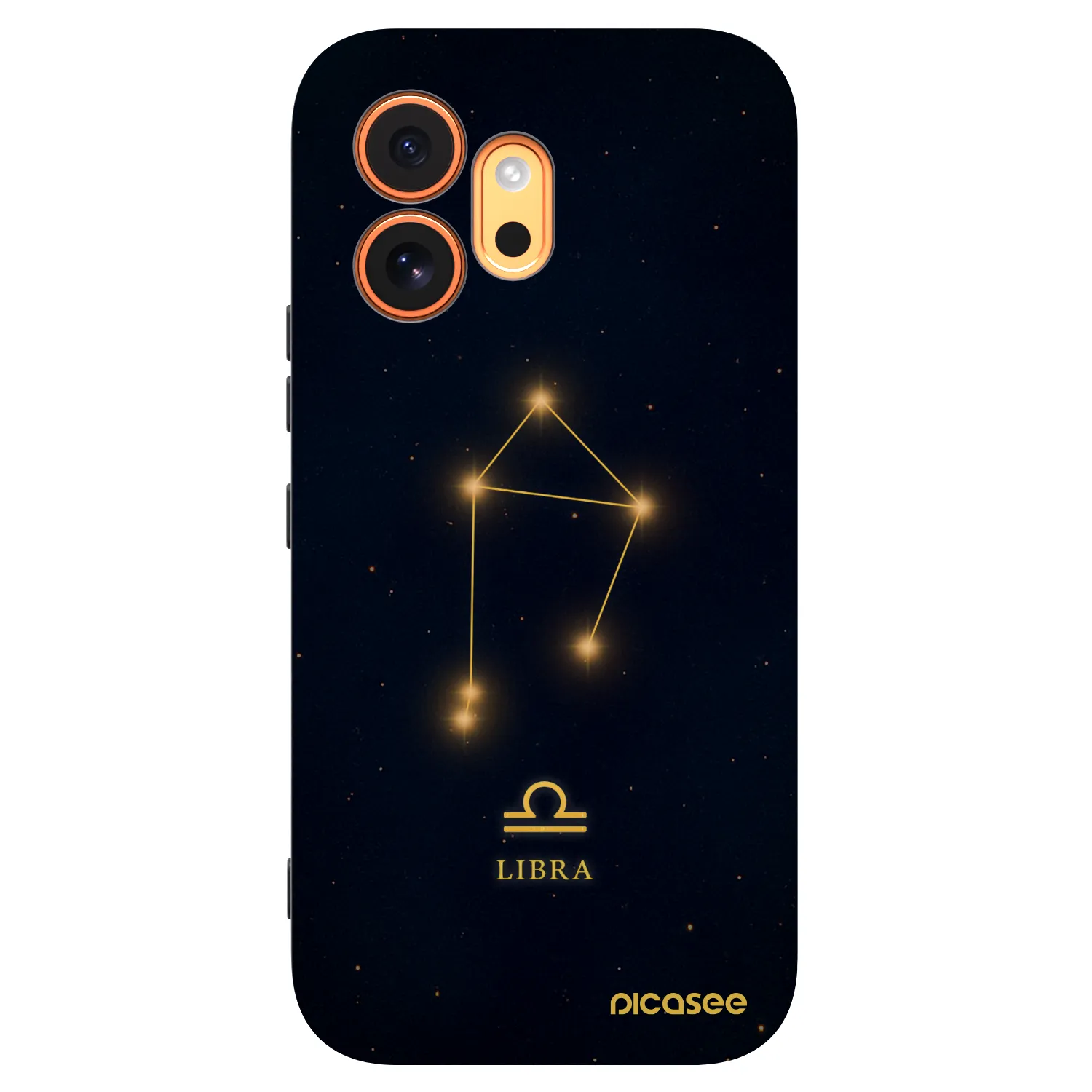 Picasee silikonowe czarne etui na Honor 600 - LIBRA