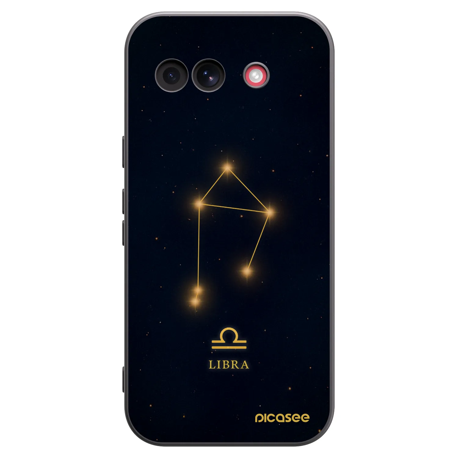 Picasee silikonowe czarne etui na Google Pixel 10a - LIBRA