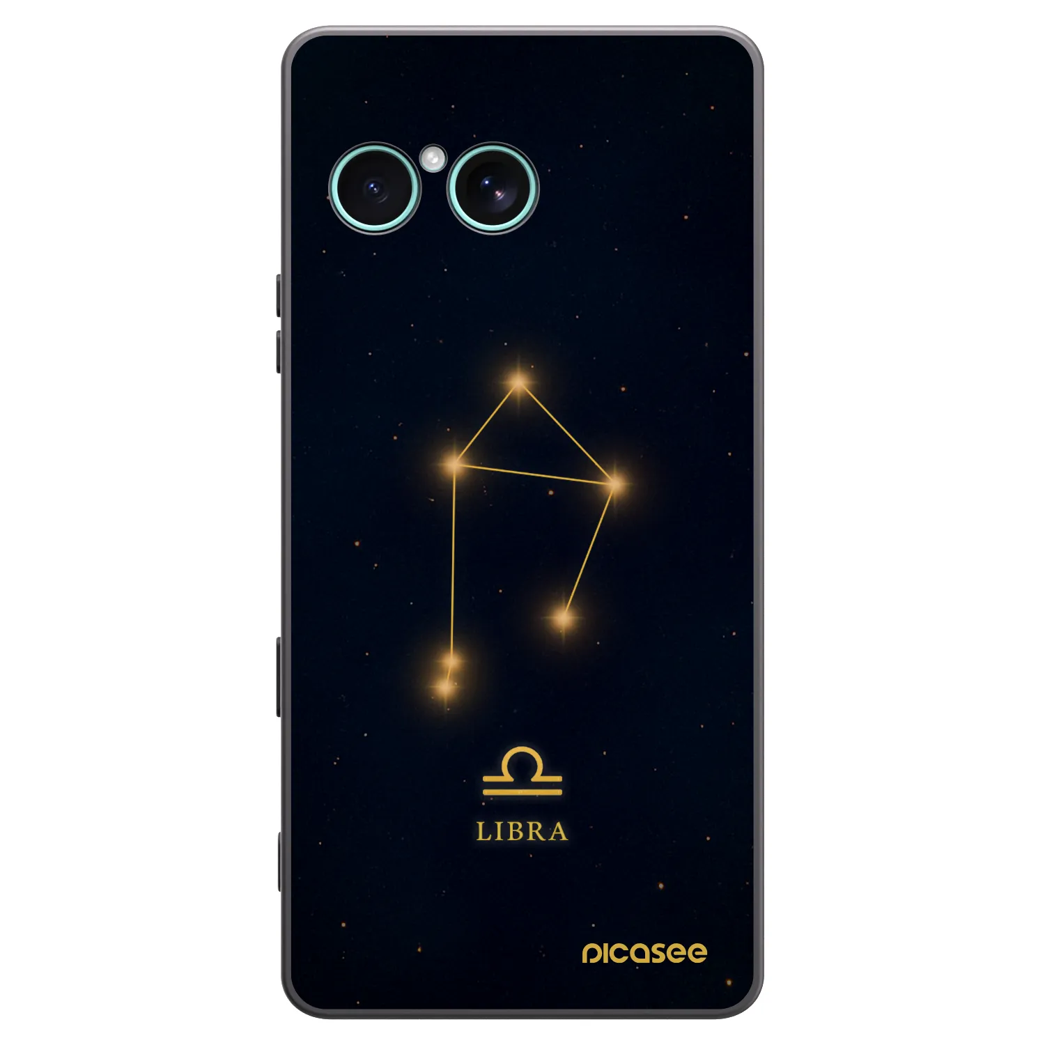 Picasee silikonowe czarne etui na Sony Xperia 10 VII - LIBRA