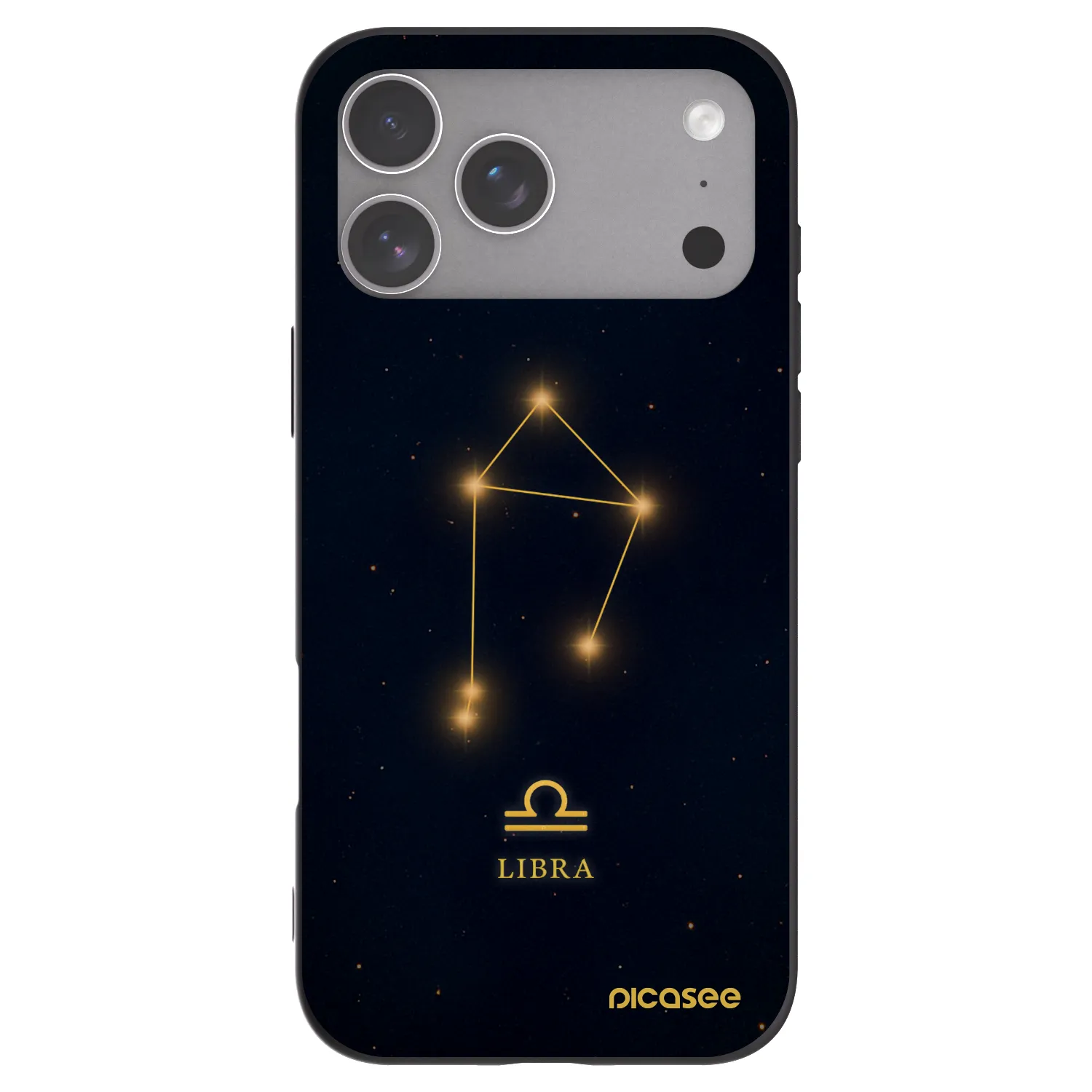 Picasee silikonowe czarne etui na Apple iPhone 18 Pro Max - LIBRA
