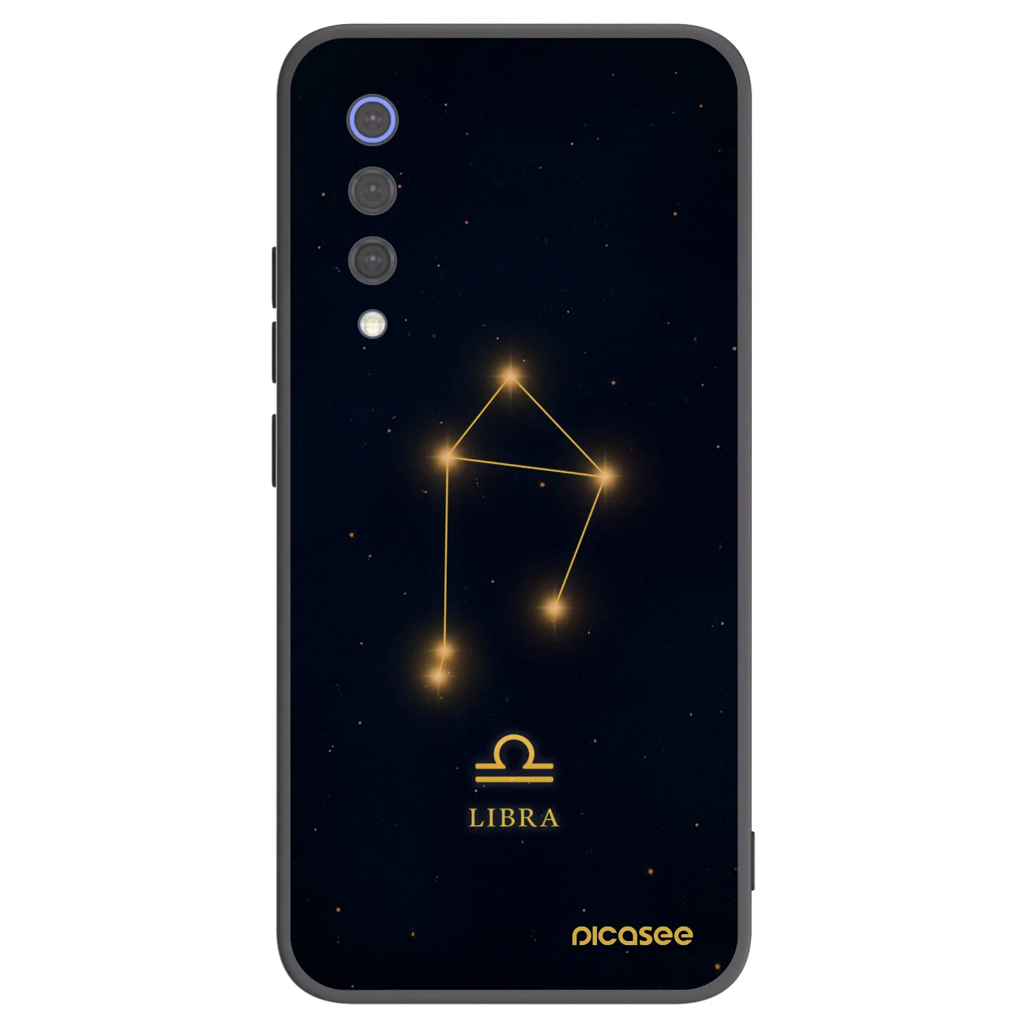 Picasee silikonowe czarne etui na Xiaomi Mi 9 SE - LIBRA
