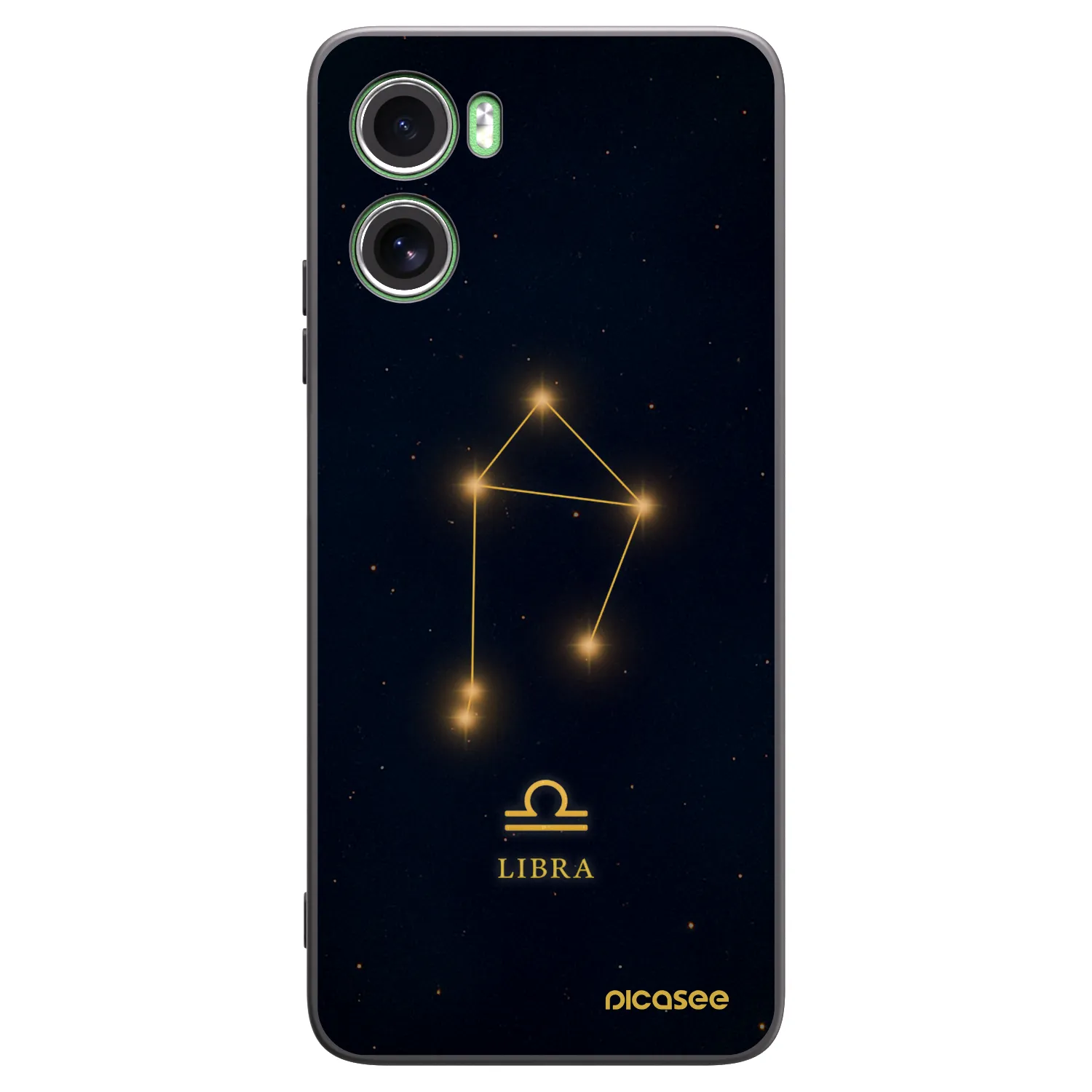 Picasee silikonowe czarne etui na Motorola Moto G06 - LIBRA