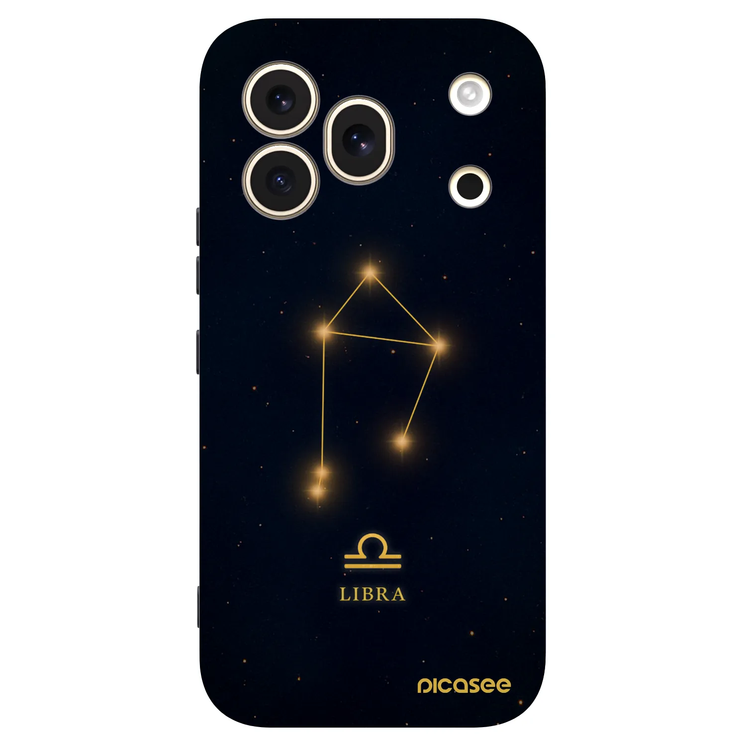 Picasee silikonowe czarne etui na Honor 600 Pro - LIBRA