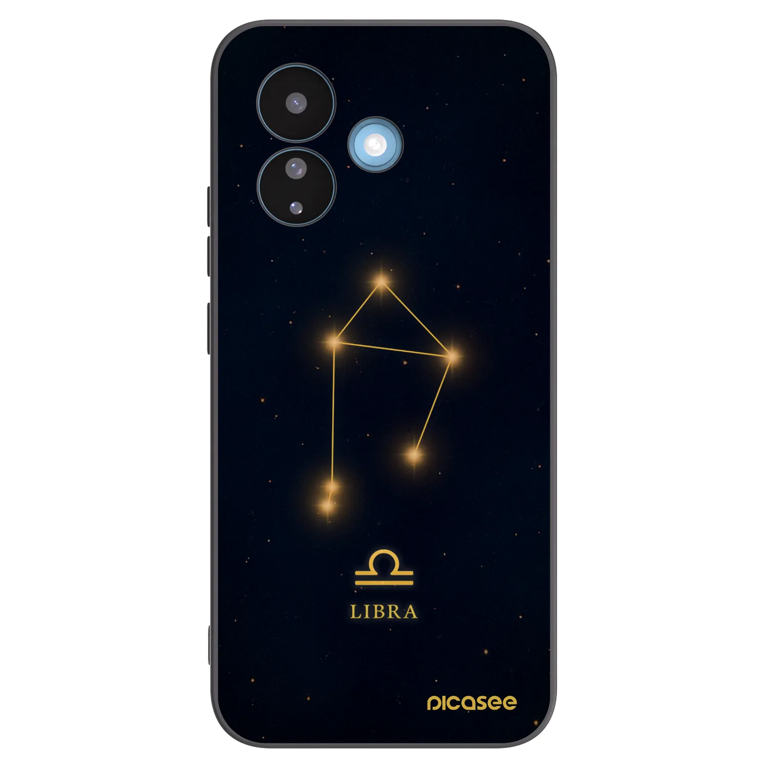 Picasee silikonowe czarne etui na Xiaomi Redmi Note 17 Pro 5G - LIBRA