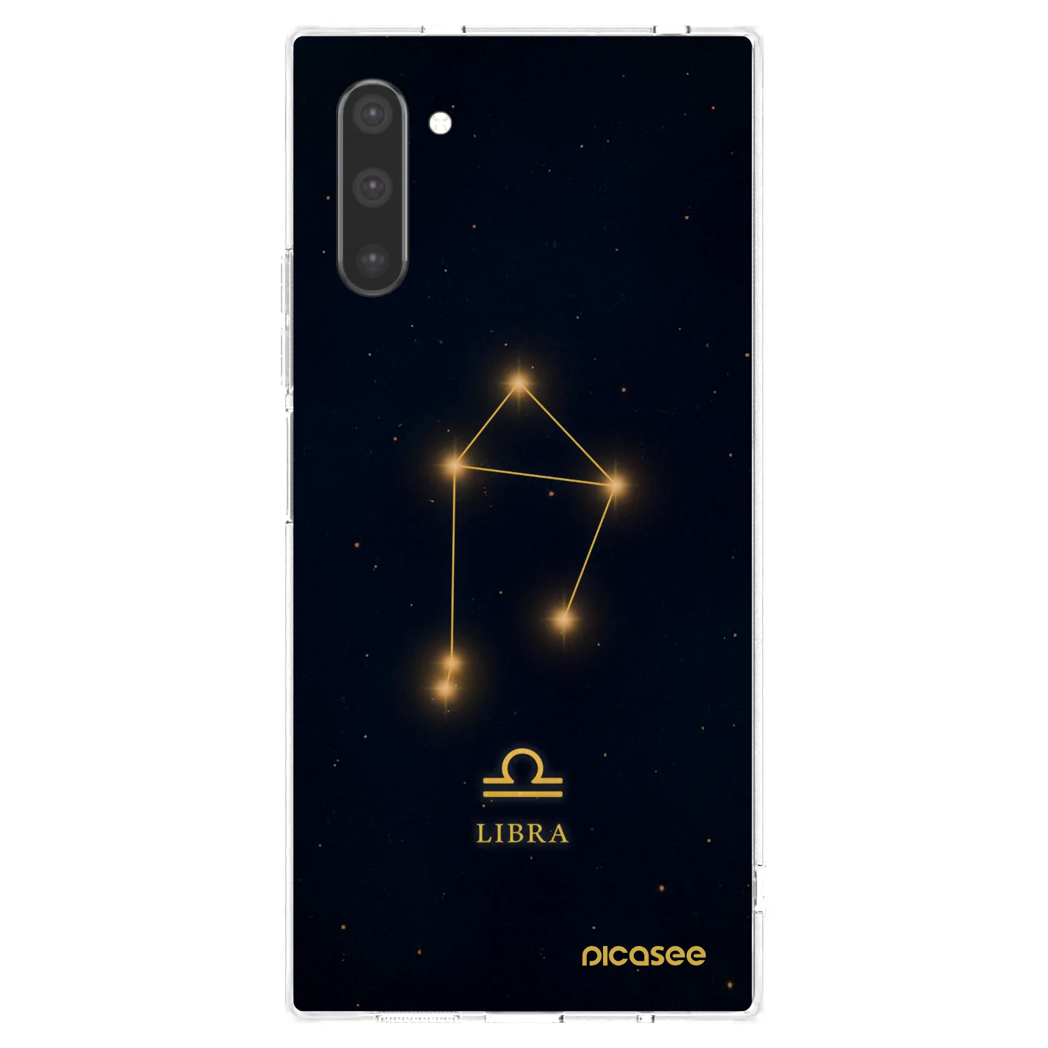 Picasee silikonowe przeźroczyste etui na Samsung Galaxy Note 10 N970F - LIBRA