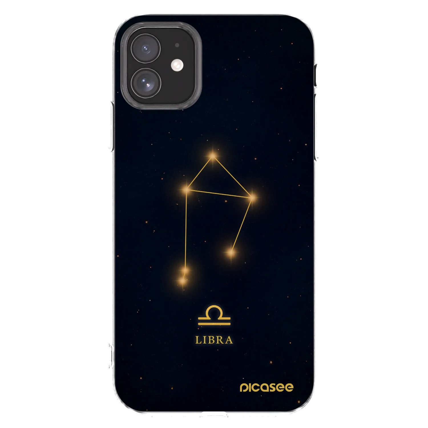 Picasee silikonowe przeźroczyste etui na Apple iPhone 11 - LIBRA