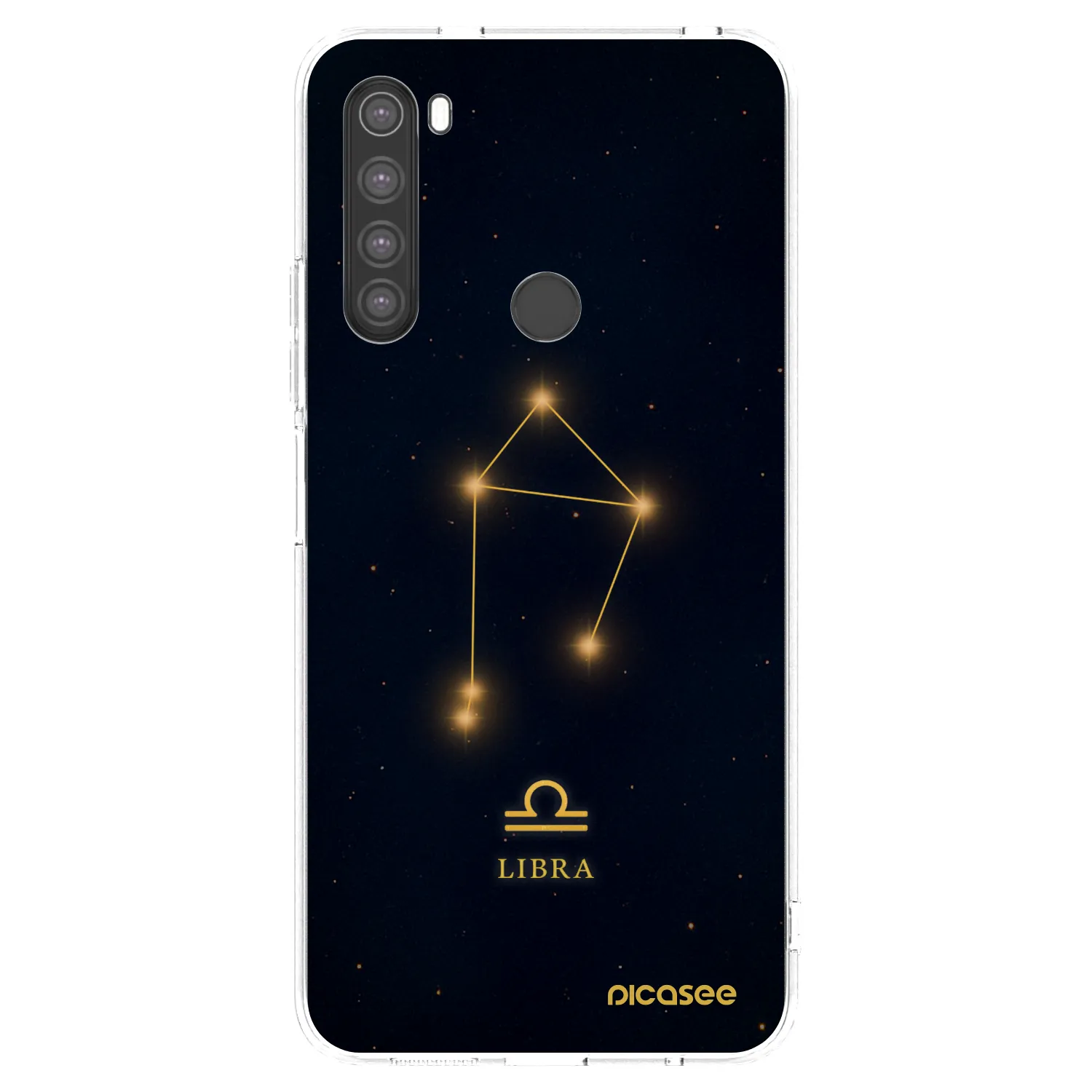 Picasee silikonowe przeźroczyste etui na Xiaomi Redmi Note 8 - LIBRA