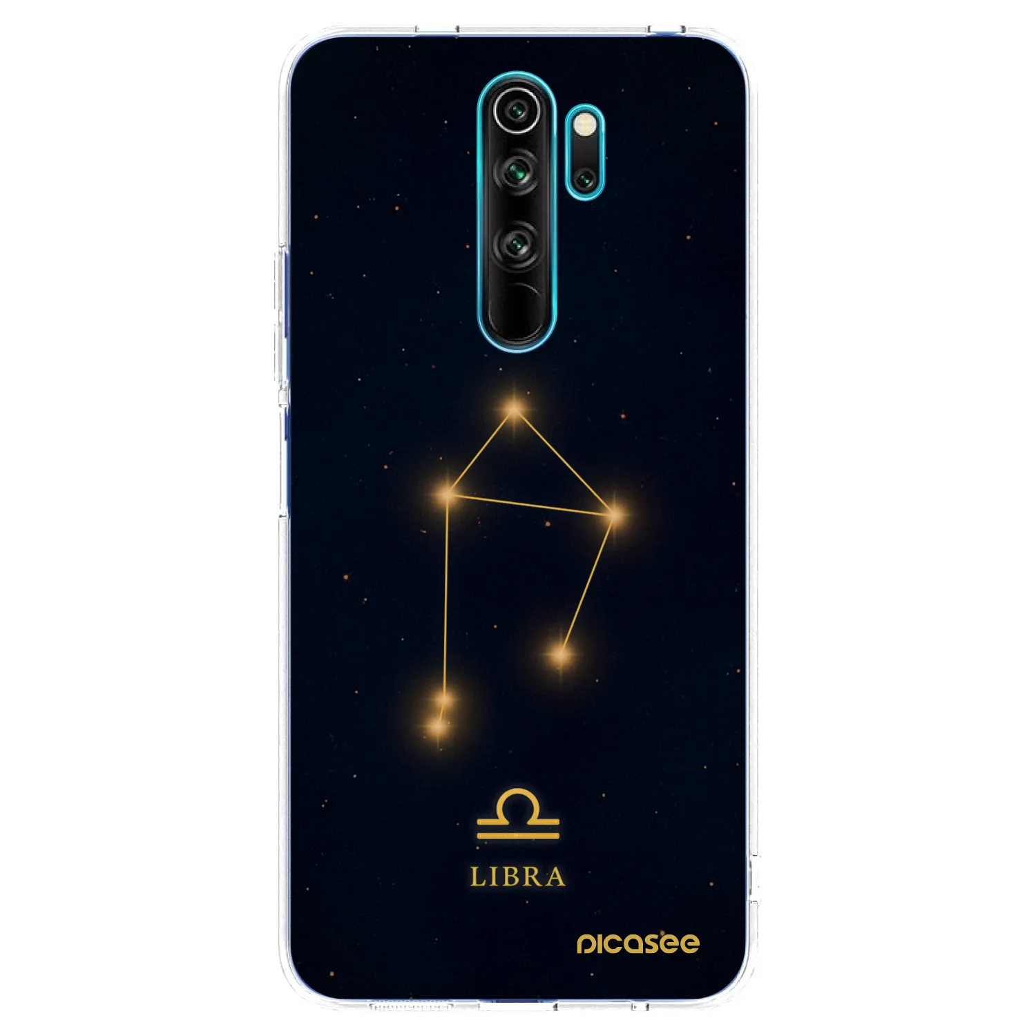 Picasee silikonowe przeźroczyste etui na Xiaomi Redmi Note 8 Pro - LIBRA