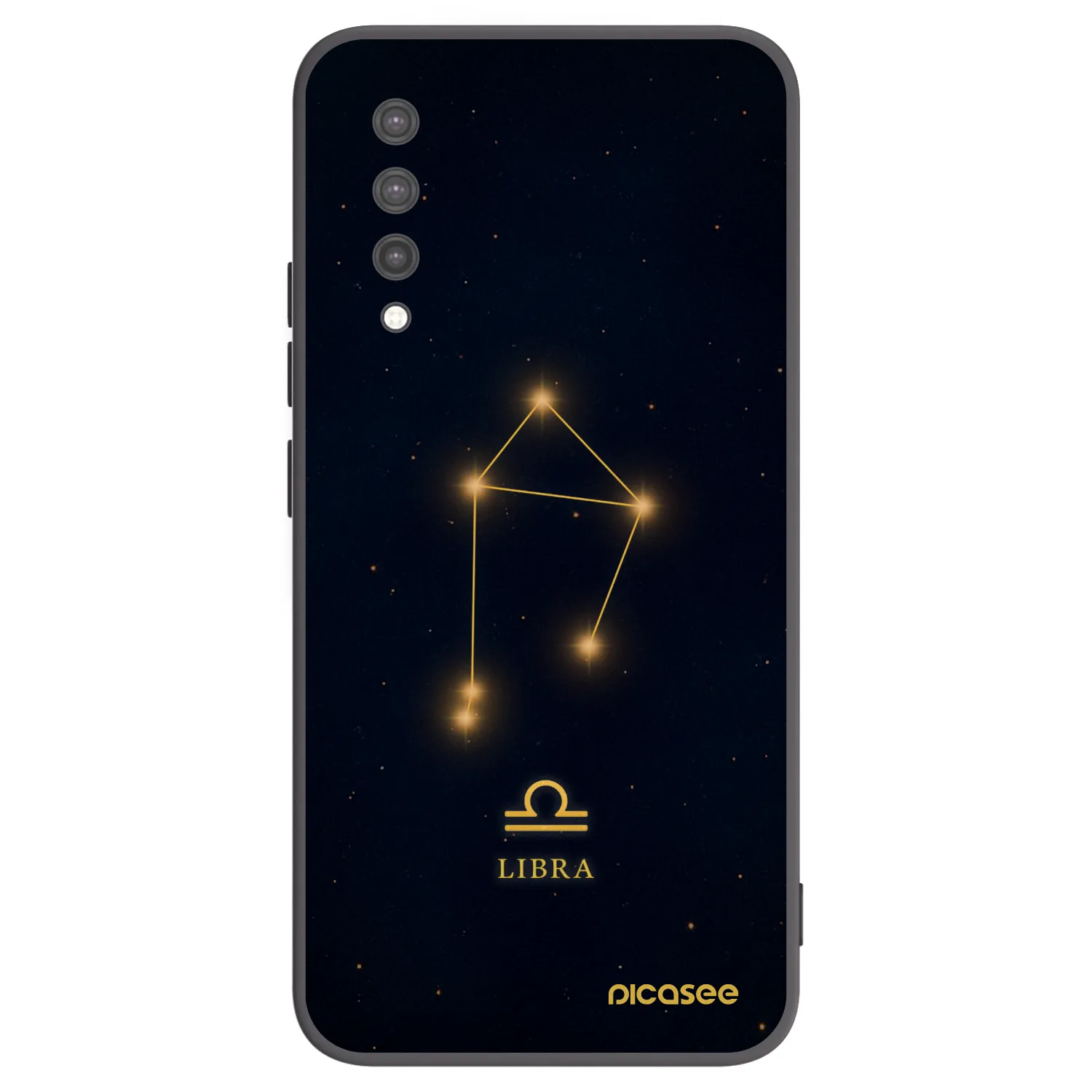 Picasee silikonowe czarne etui na Xiaomi Mi 9 Lite - LIBRA