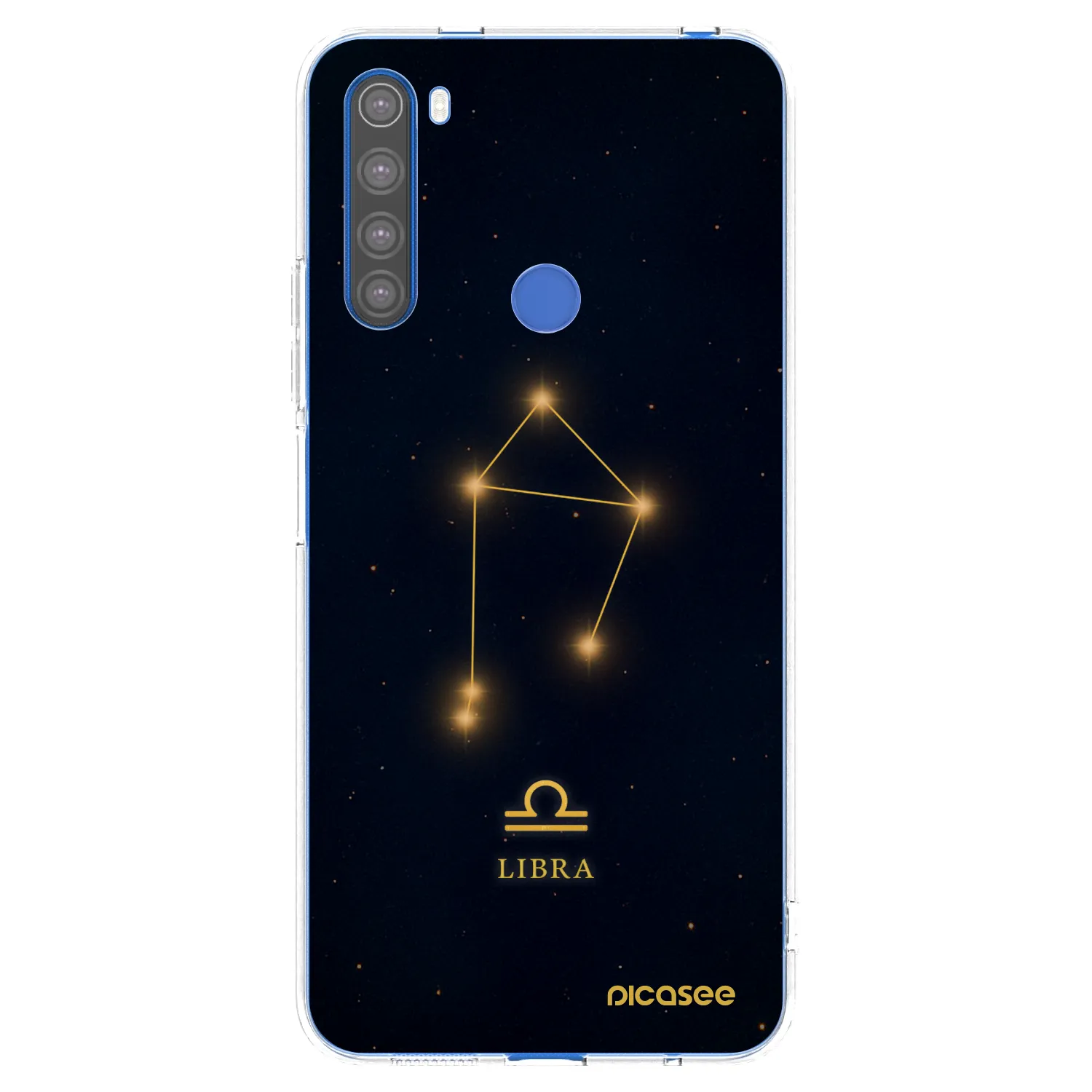 Picasee silikonowe przeźroczyste etui na Xiaomi Redmi Note 8T - LIBRA