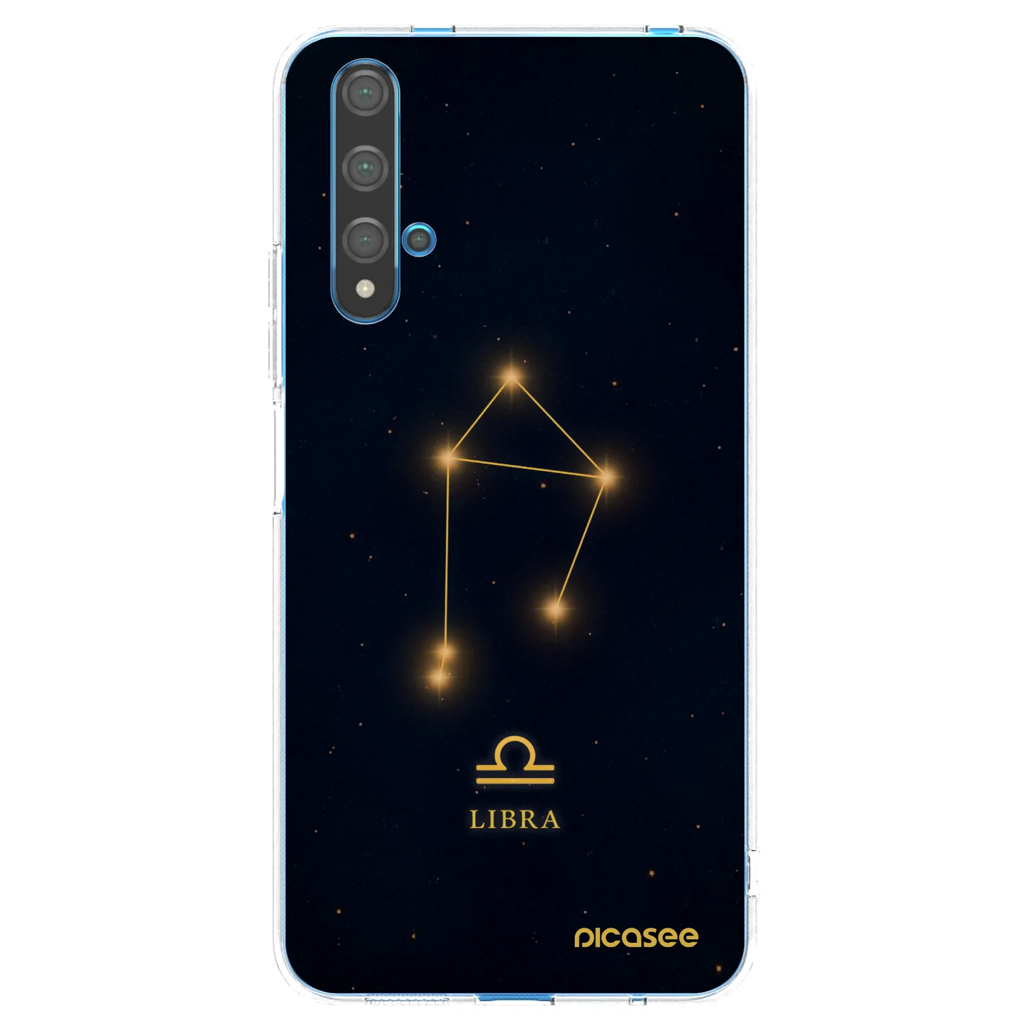 Picasee silikonowe przeźroczyste etui na Huawei Nova 5T - LIBRA
