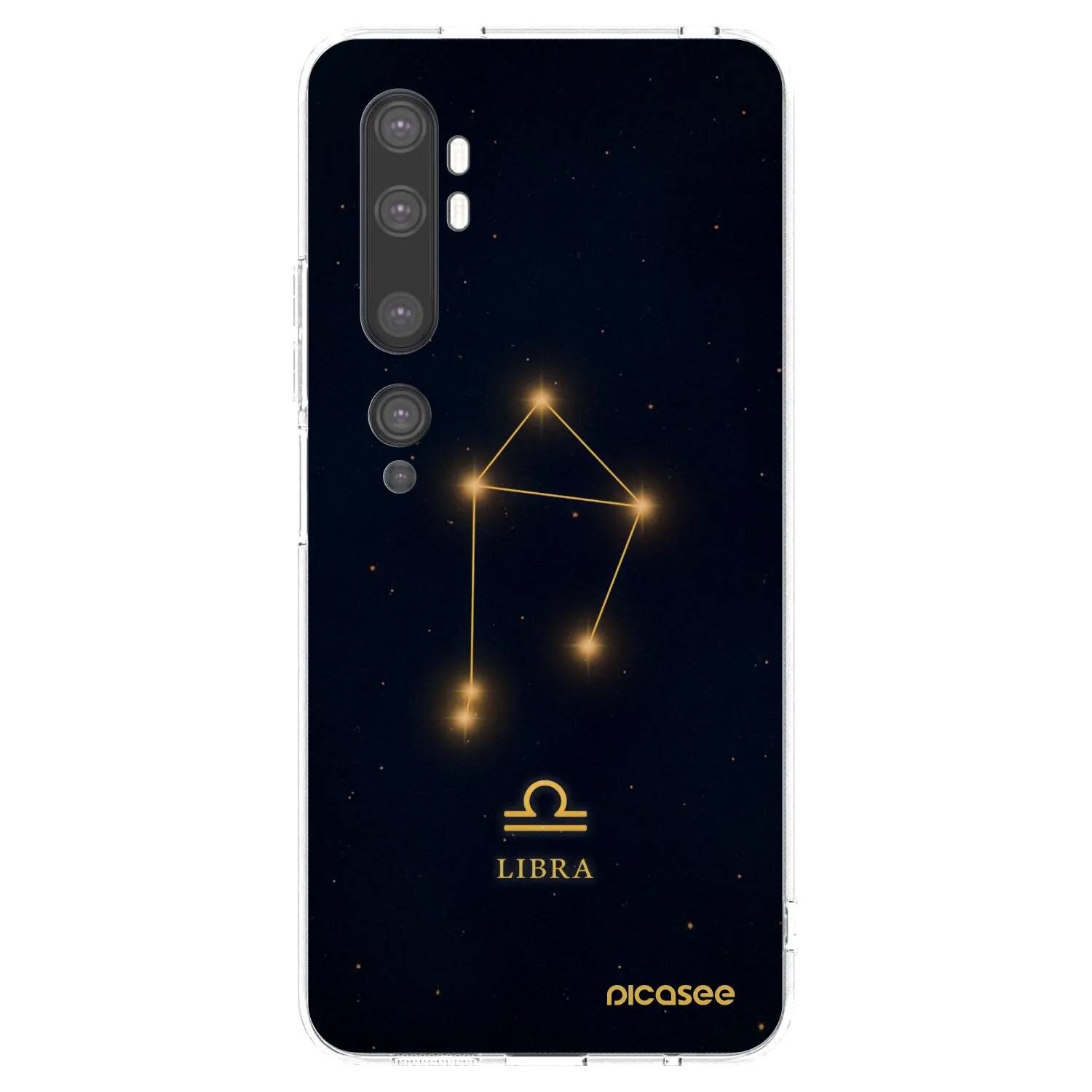 Picasee silikonowe przeźroczyste etui na Xiaomi Mi Note 10 (Pro) - LIBRA