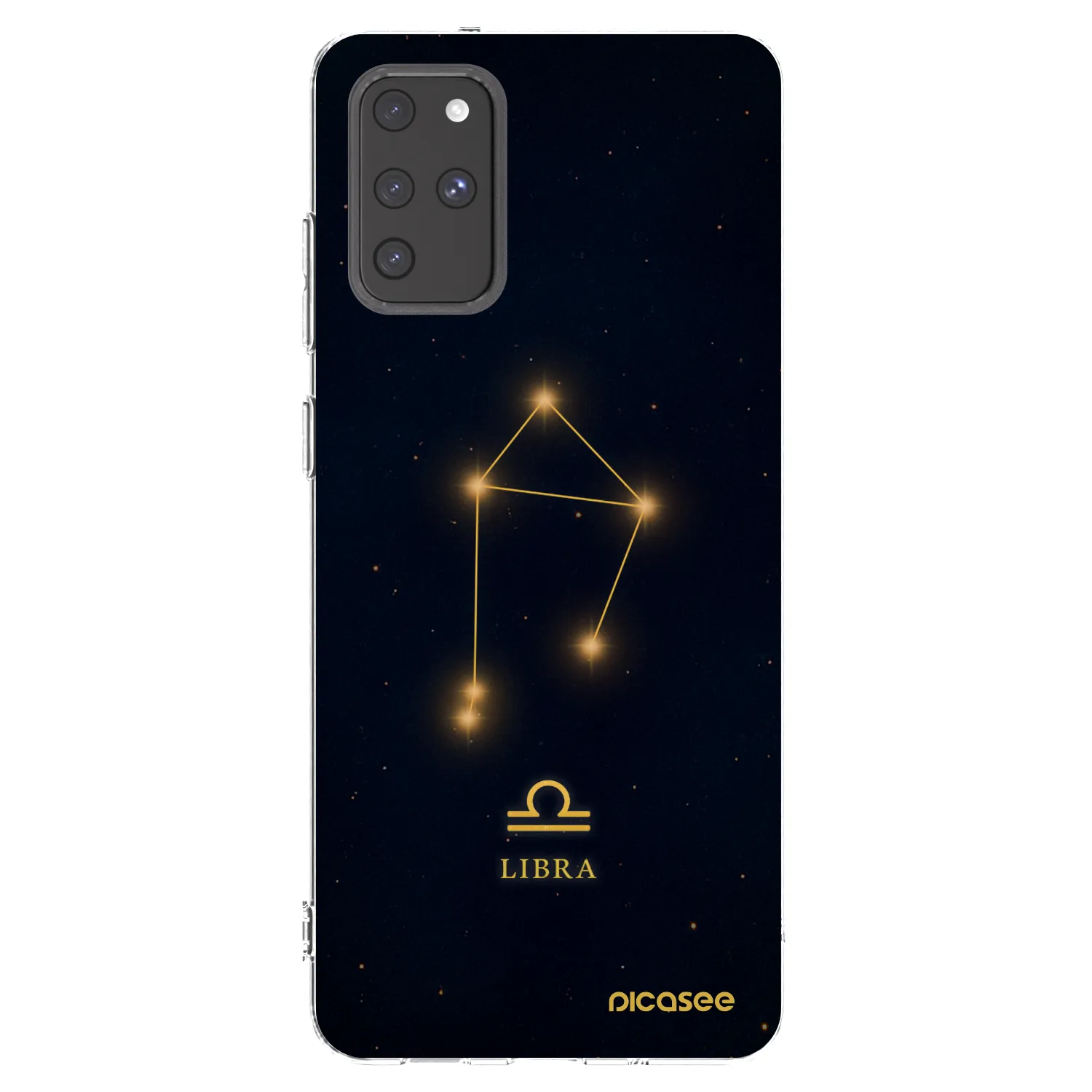 Picasee silikonowe przeźroczyste etui na Samsung Galaxy S20+ G985F - LIBRA