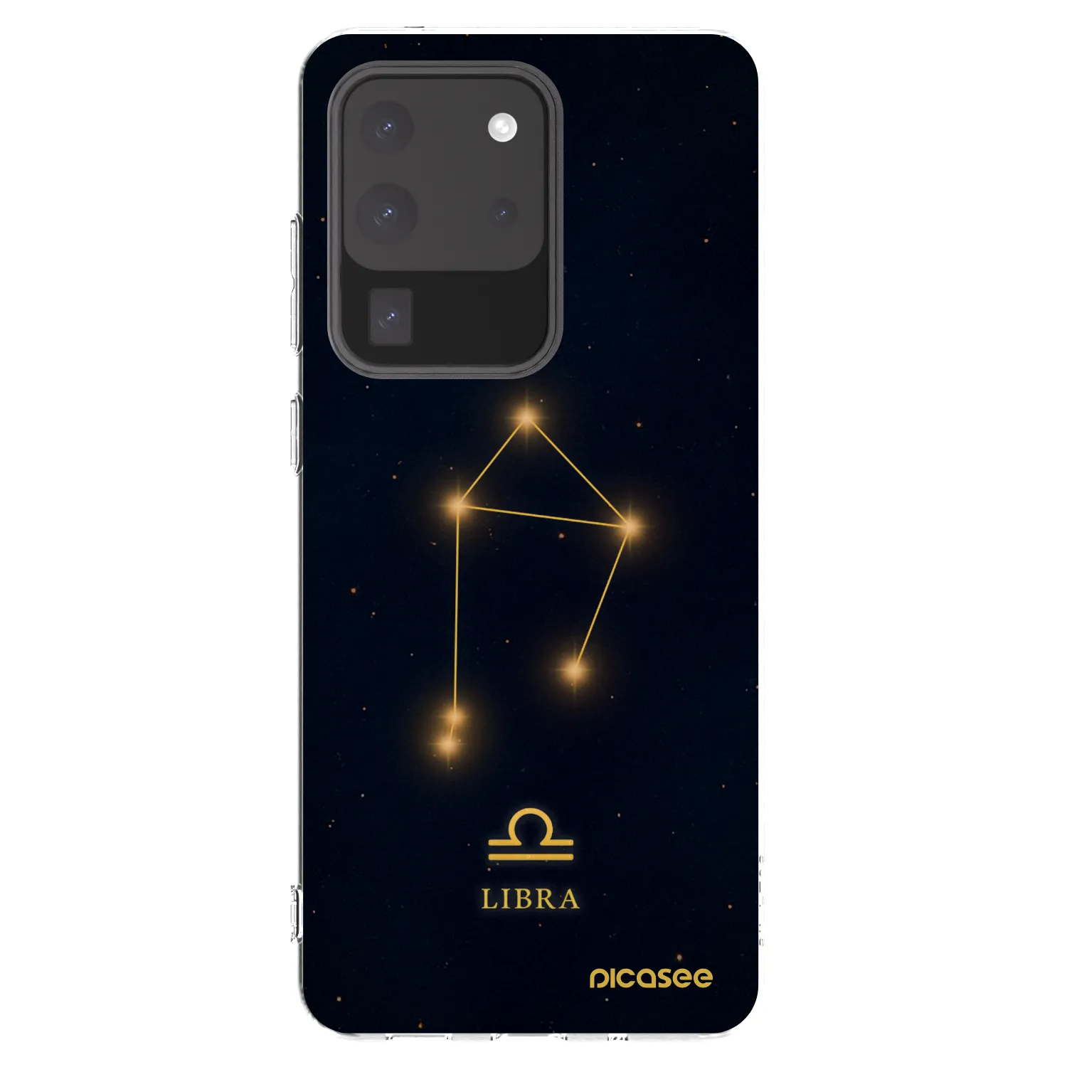 Picasee silikonowe przeźroczyste etui na Samsung Galaxy S20 Ultra 5G G988F - LIBRA