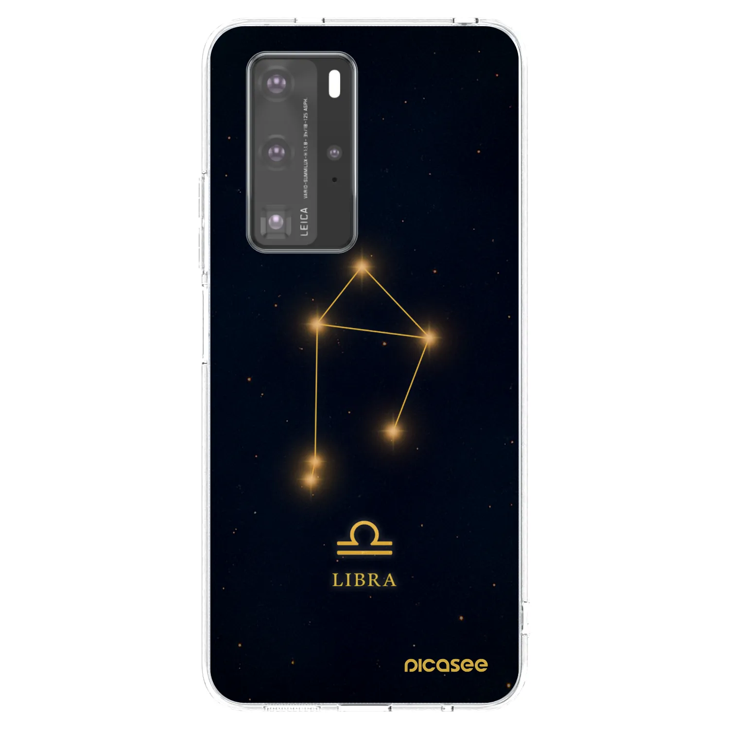 Picasee silikonowe przeźroczyste etui na Huawei P40 Pro - LIBRA
