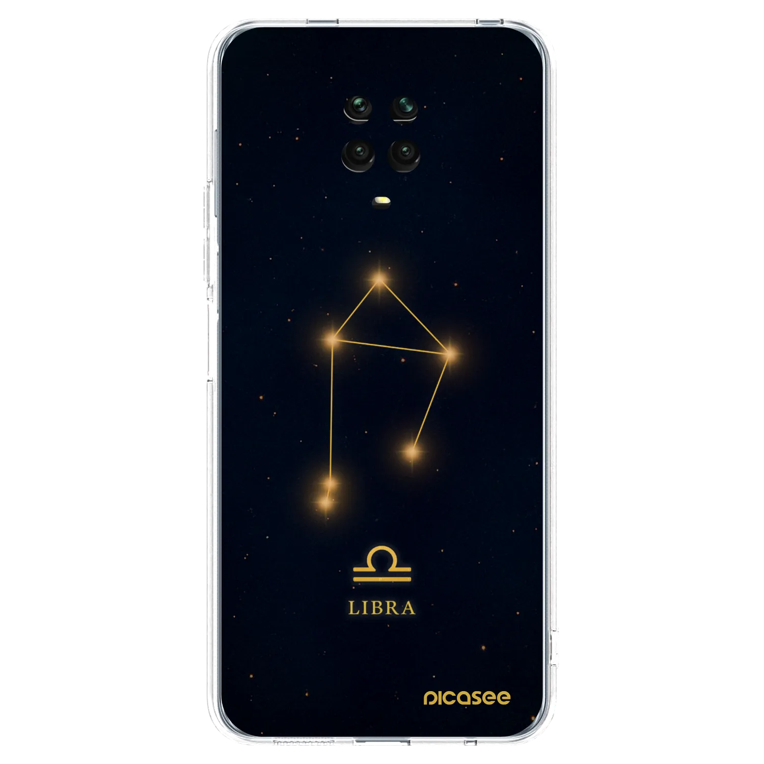 Picasee silikonowe przeźroczyste etui na Xiaomi Redmi Note 9 Pro - LIBRA