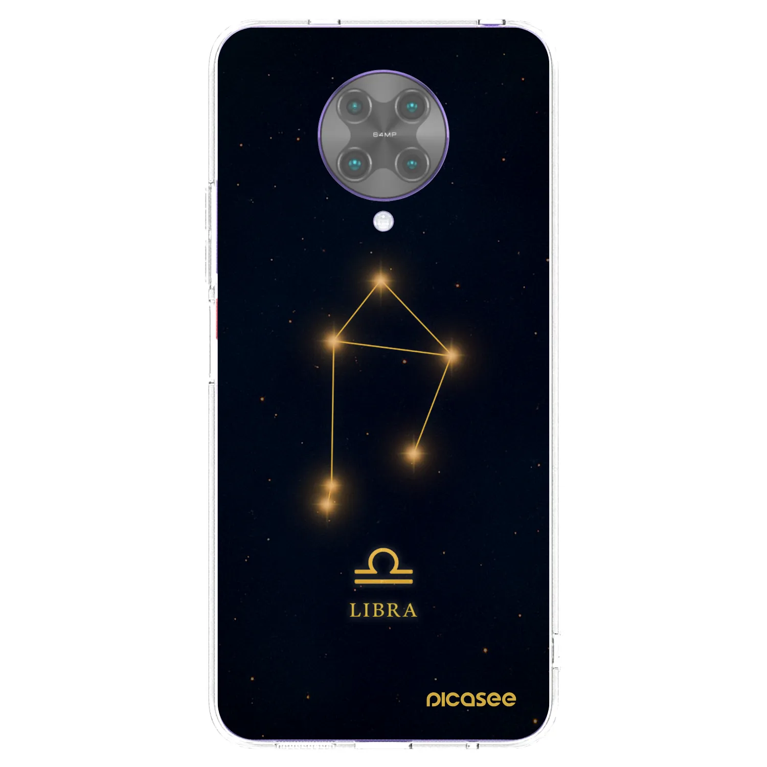 Picasee silikonowe przeźroczyste etui na Xiaomi Poco F2 Pro - LIBRA