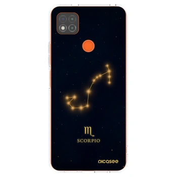 Picasee silikonowe przeźroczyste etui na Xiaomi Redmi 9C - SCORPIO