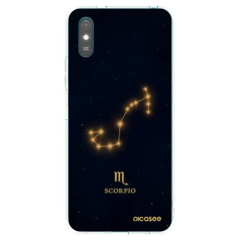 Picasee silikonowe przeźroczyste etui na Xiaomi Redmi 9A - SCORPIO