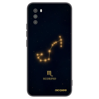 Picasee silikonowe czarne etui na Xiaomi Poco M3 - SCORPIO