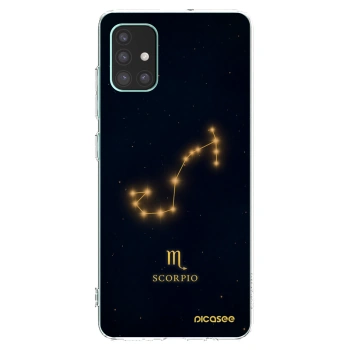 Picasee silikonowe przeźroczyste etui na Samsung Galaxy M51 M515F - SCORPIO