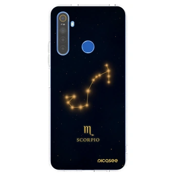 Picasee silikonowe przeźroczyste etui na Realme 5 - SCORPIO