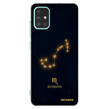 Picasee silikonowe przeźroczyste etui na Samsung Galaxy M31s - SCORPIO