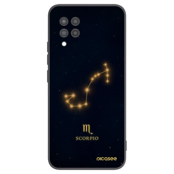Picasee silikonowe czarne etui na Samsung Galaxy A42 A426B - SCORPIO