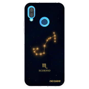Picasee silikonowe przeźroczyste etui na Huawei P20 Lite - SCORPIO