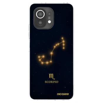 Picasee silikonowe przeźroczyste etui na Xiaomi Mi 11 - SCORPIO